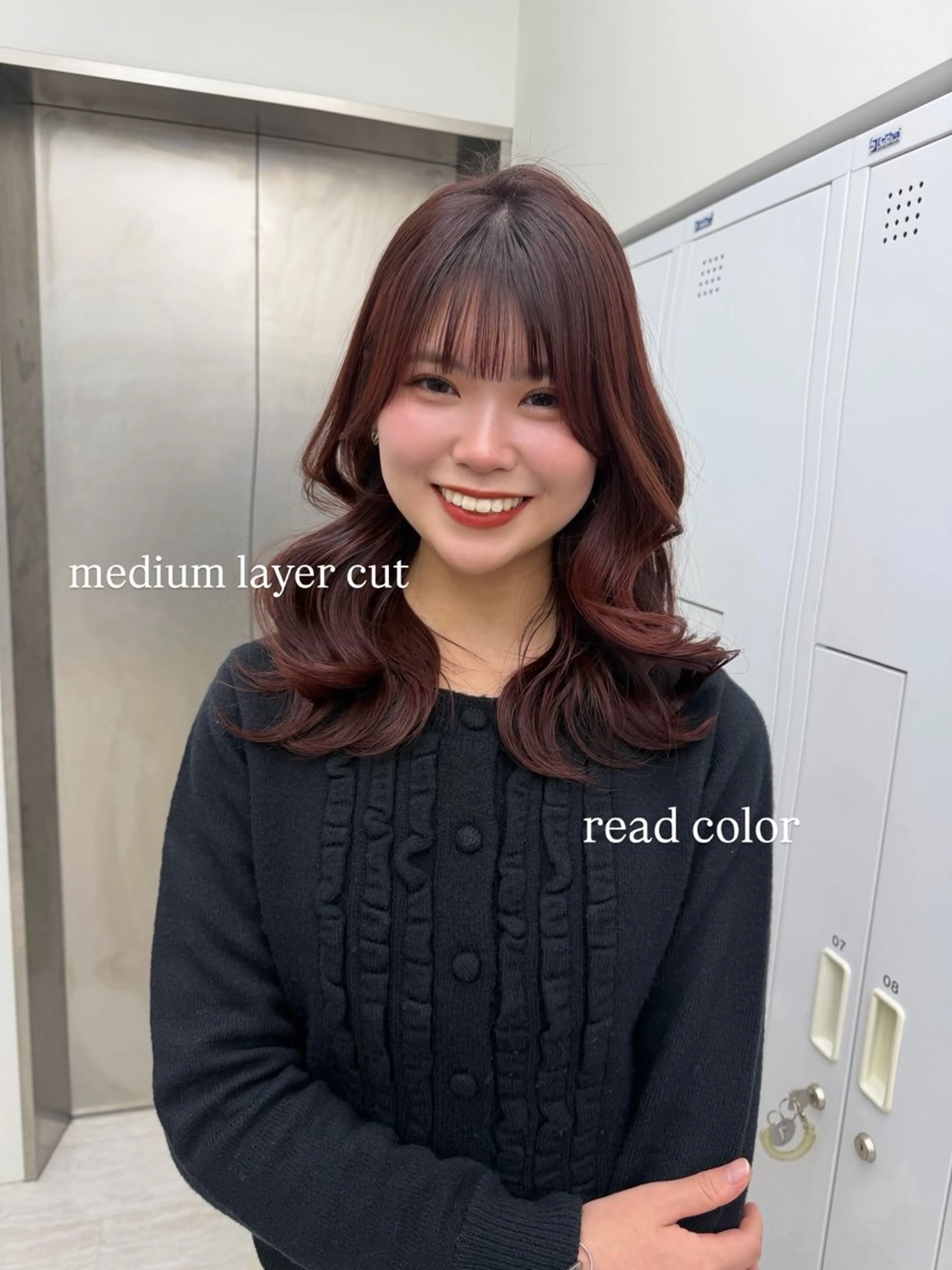 ロング カット ヘアカラー 名古屋／ブリーチ無し カラー／小顔カットのヘアスタイル