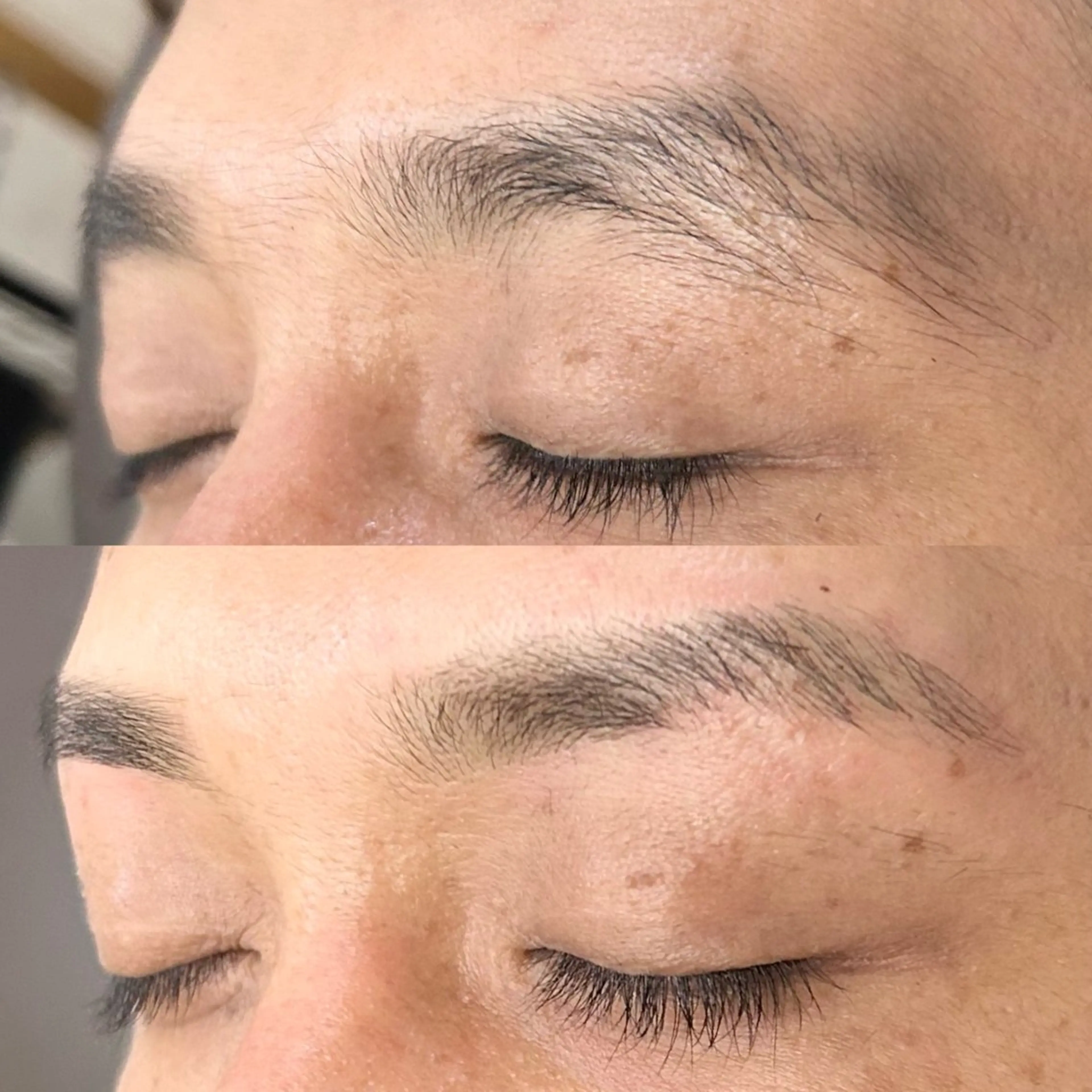 アイブロウ メンズアイブロウ 眉毛ワックス脱毛 ワックス脱毛 ハンズエミュ所属・handsemu🍀 komakiのヘアスタイル