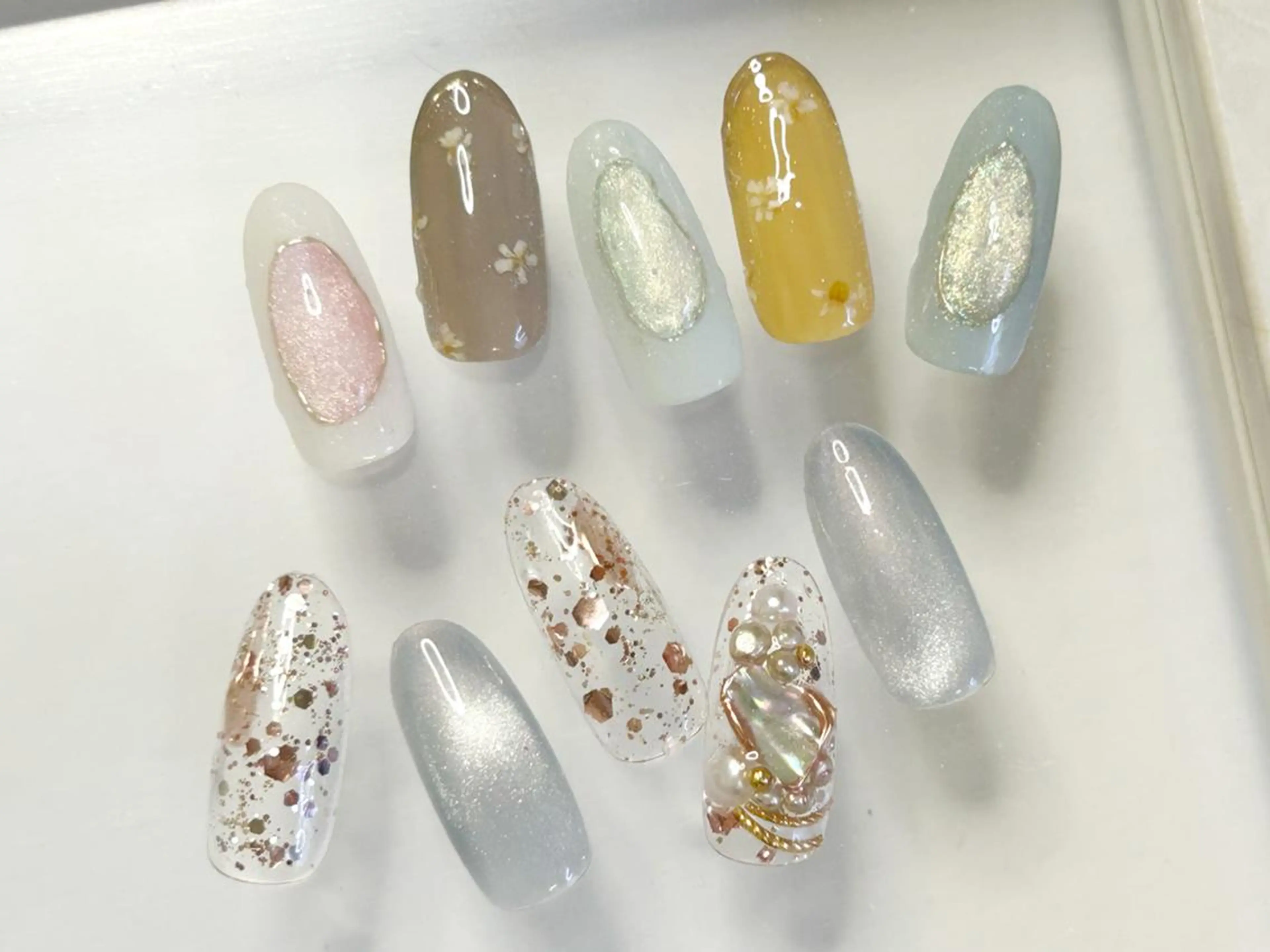 ネイル ハンドネイル orbe 芳長のネイルデザイン