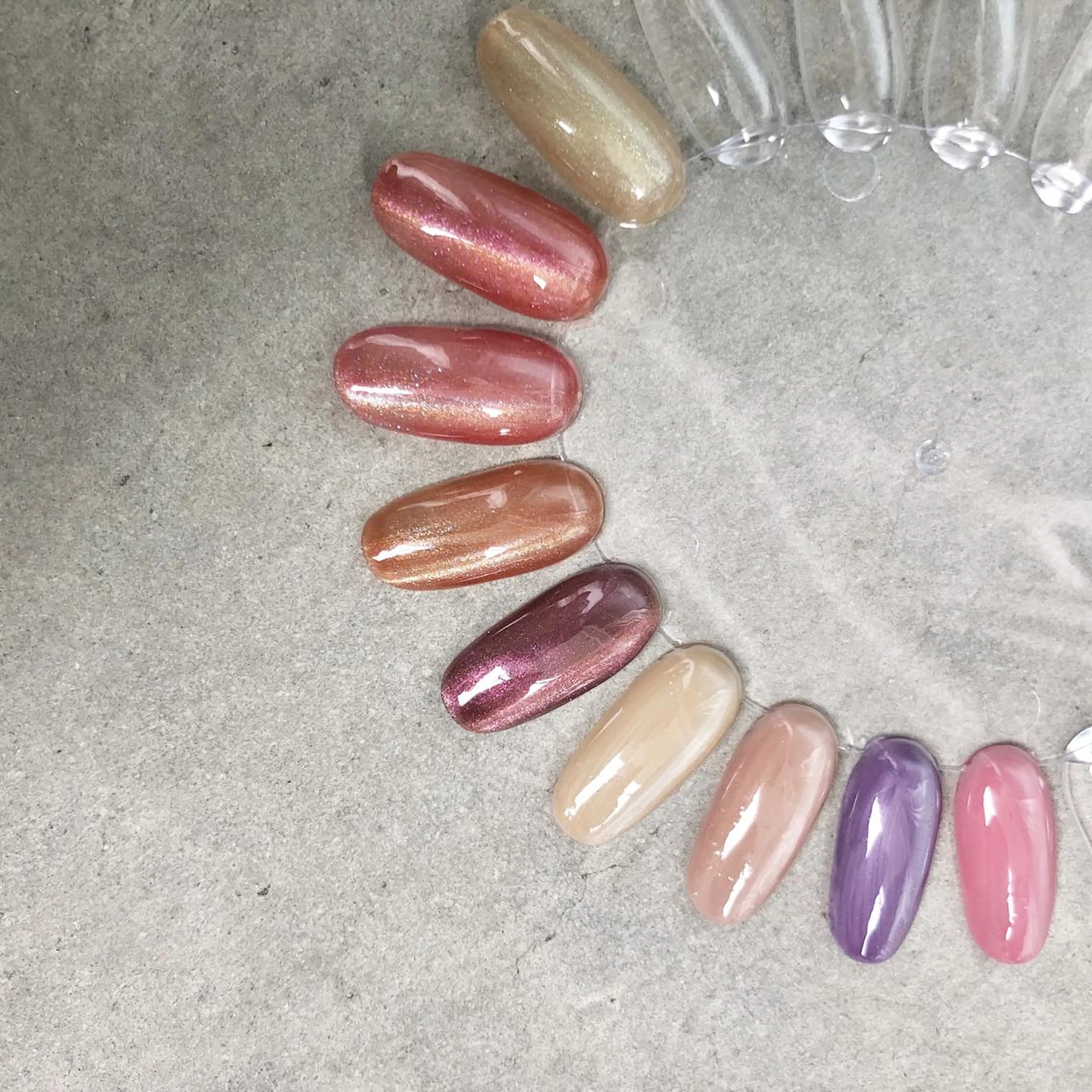 ネイル ジェルネイル マグネットネイル Rio 𓍼のネイルデザイン