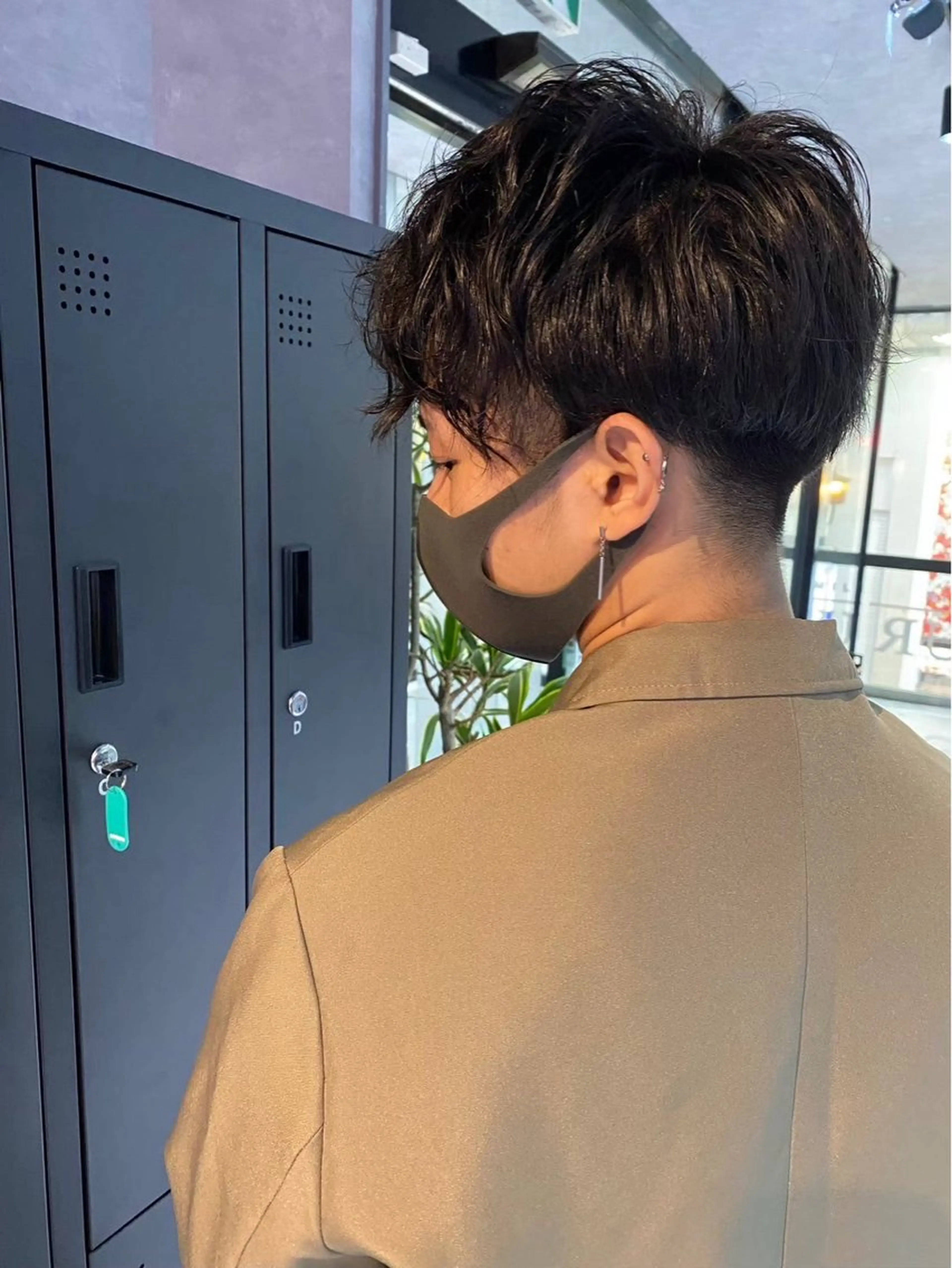 メンズカット+シャドウパーマの写真