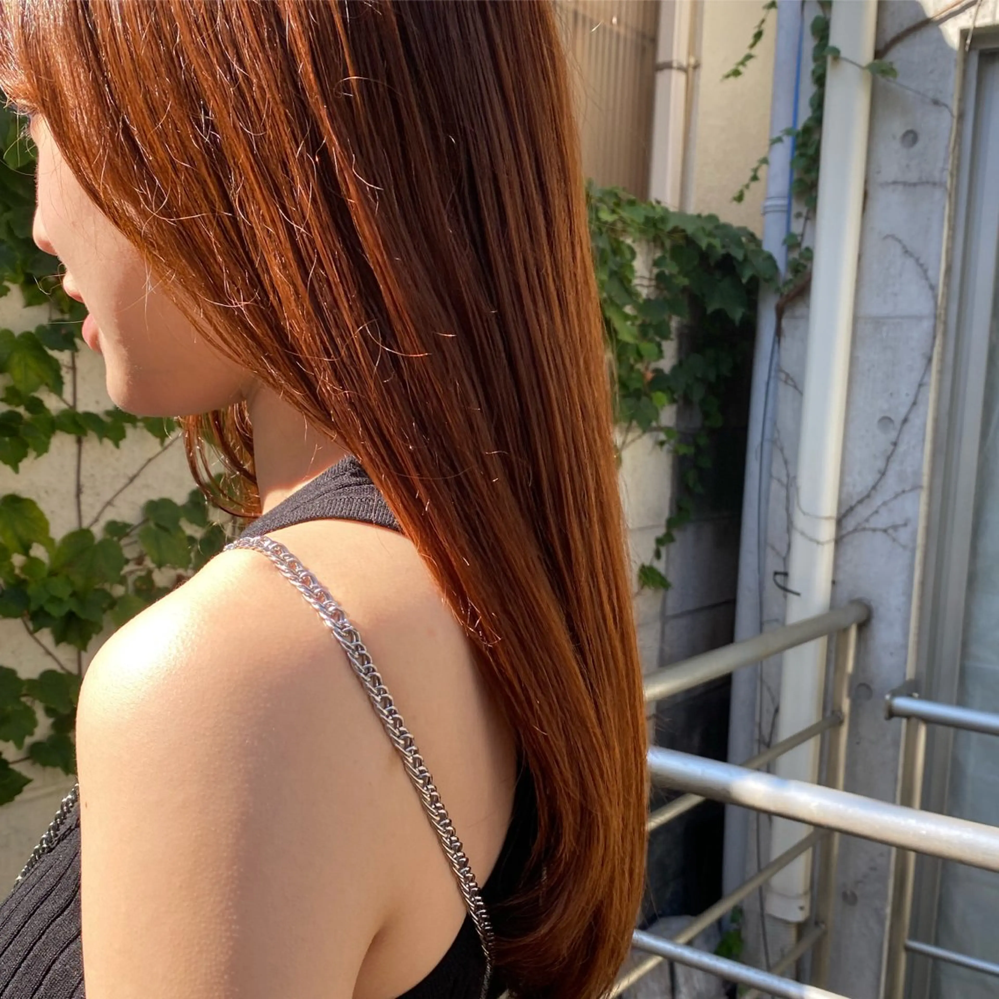 ロング カラー カット ヘアカラー les baladins du miroir所属・🍃YURI 🍃のヘアスタイル