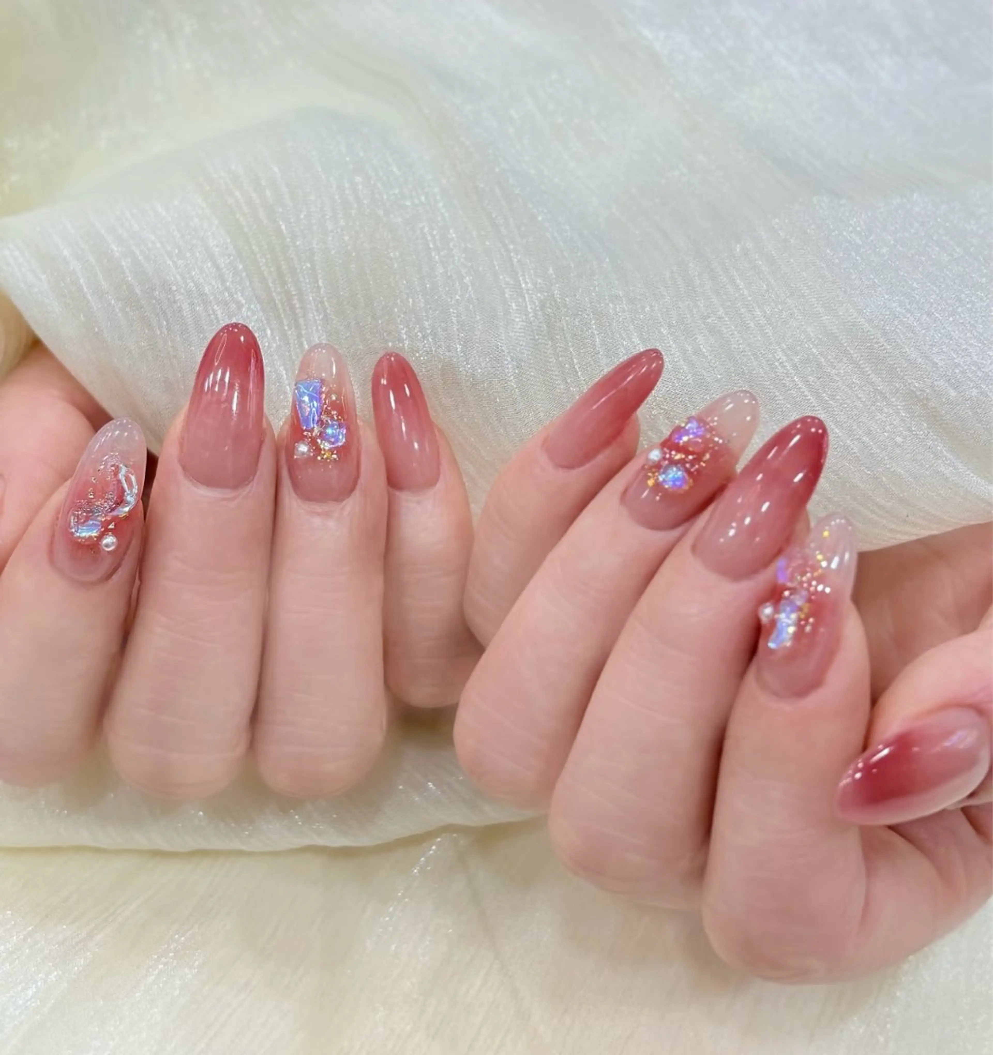 チップ長さだし持ち込みデザイン6本の写真