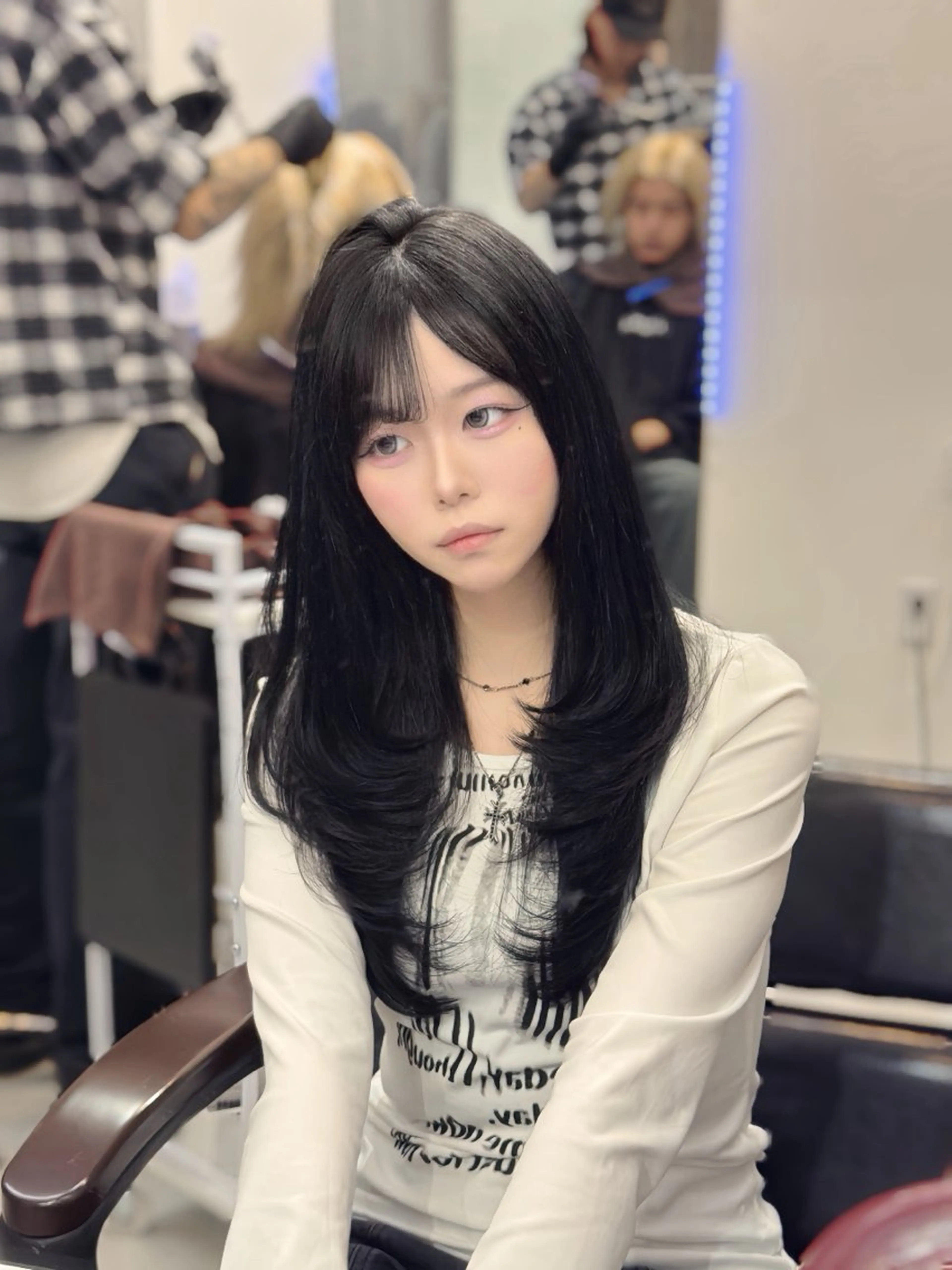 セミロング カット トリートメント LOMKH所属・シールエクステ/ レイヤー/タツヤのヘアスタイル