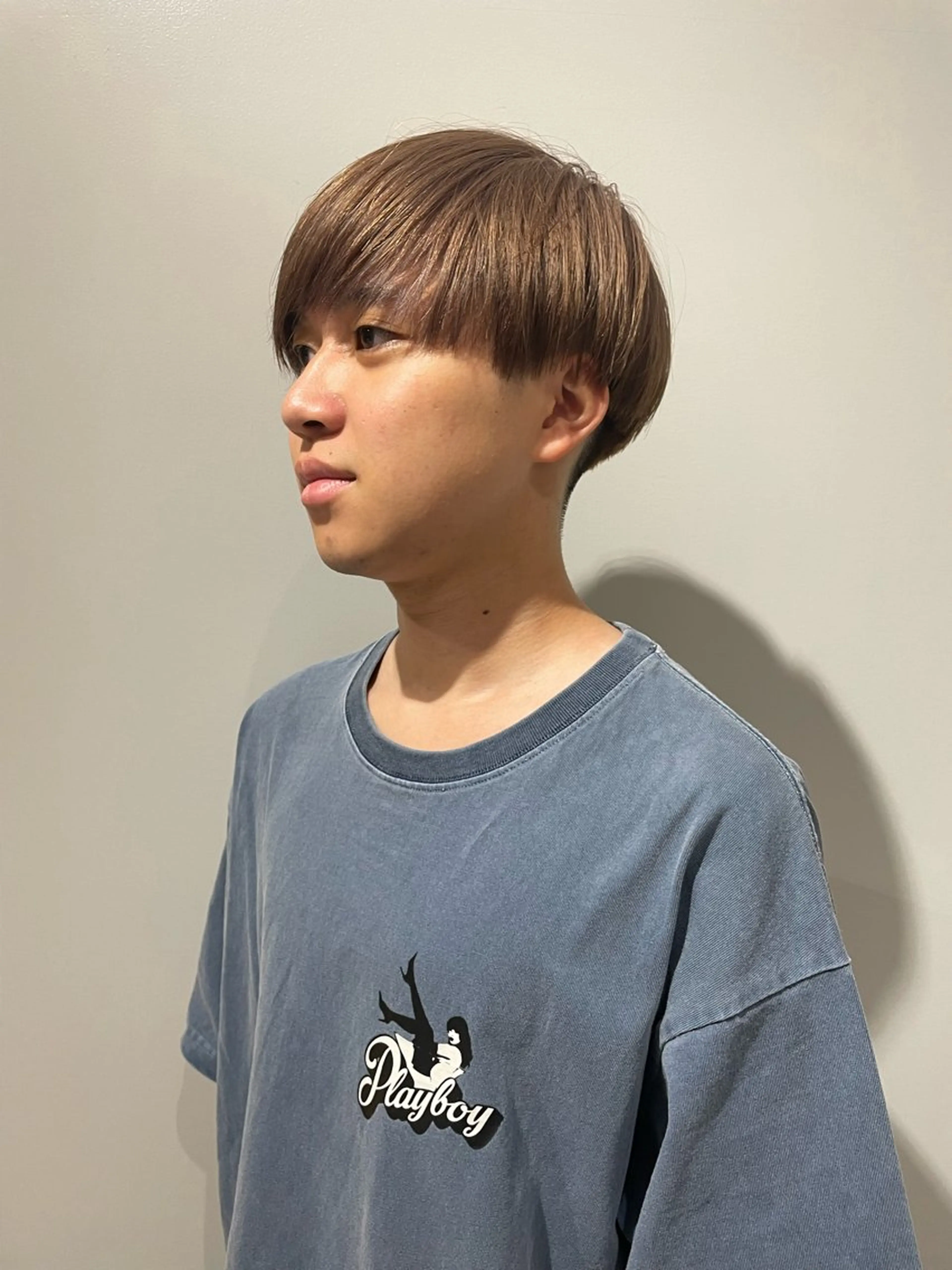 カラー メンズ ハイトーン/ボブ /Riimooaのヘアスタイル