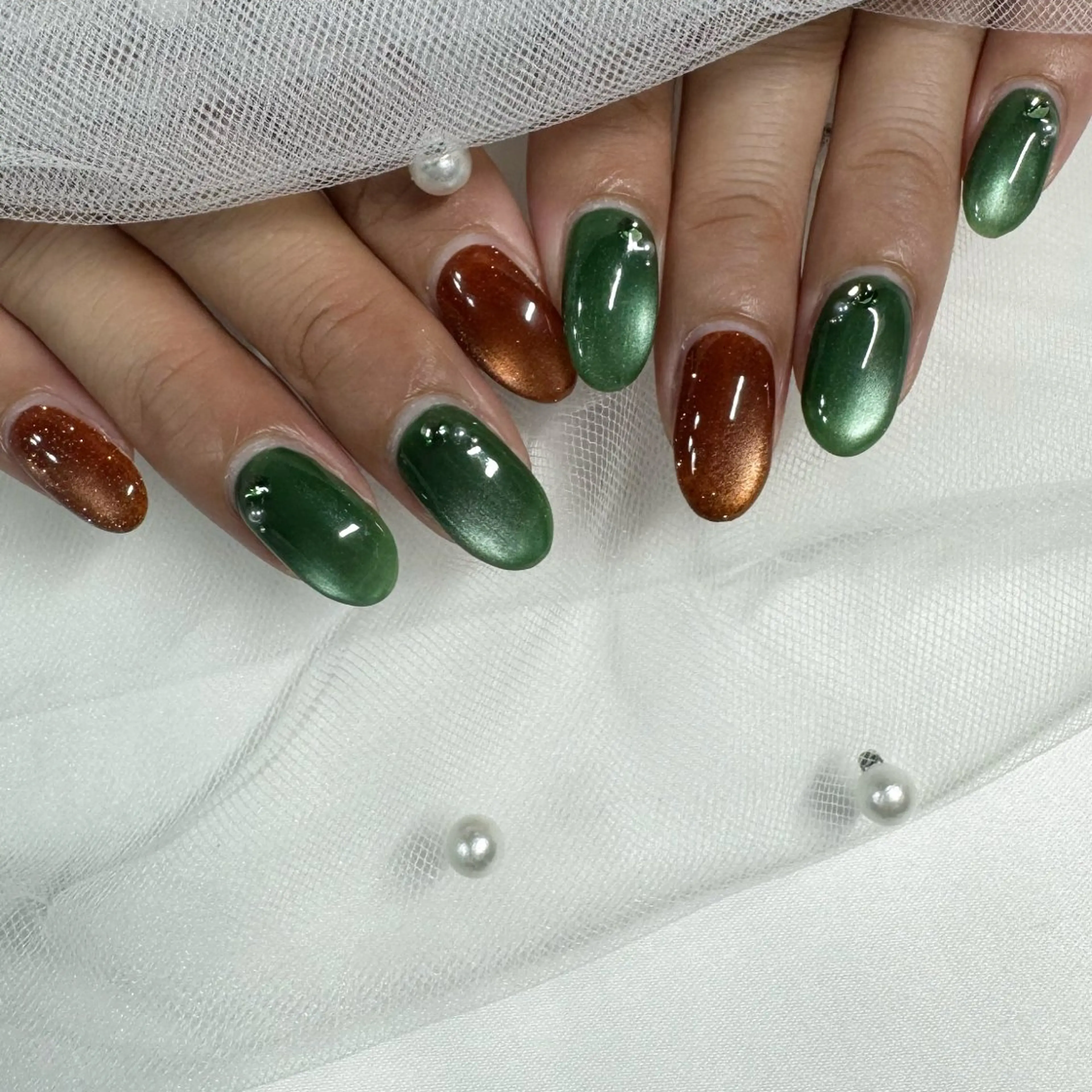 ネイル ジェルネイル シンプルネイル 東 千夏のネイルデザイン