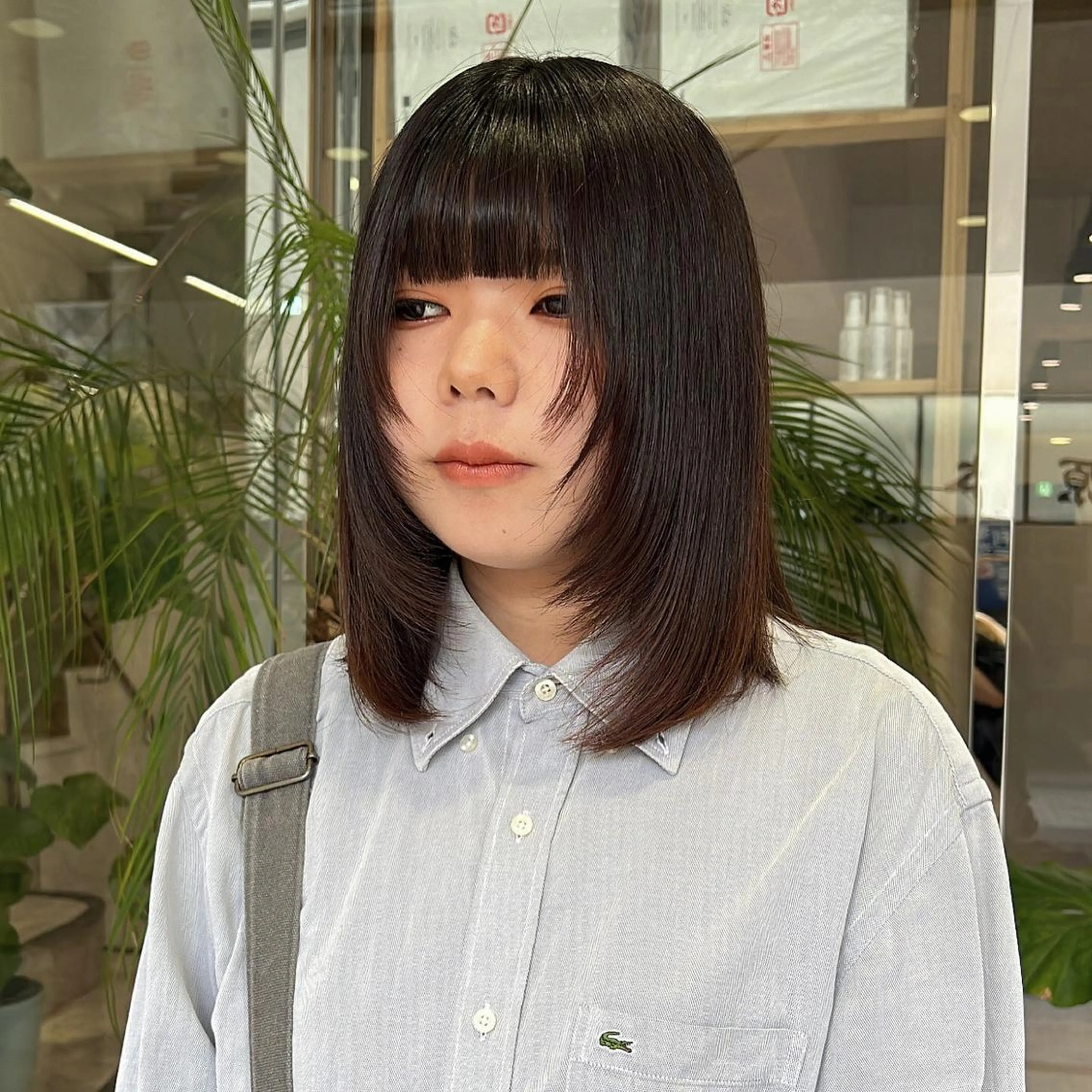 🖤 顔周りレイヤーカットの写真