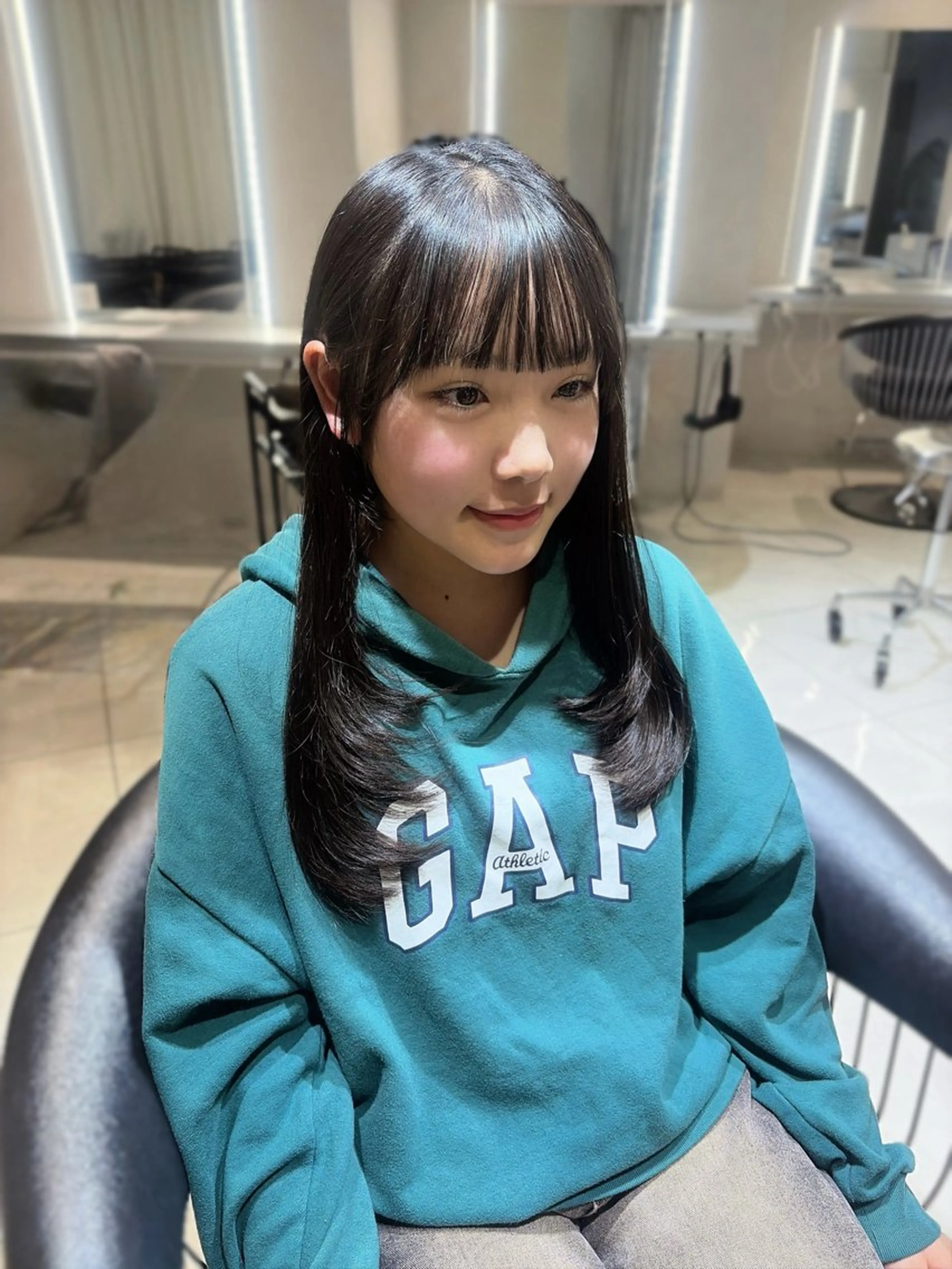 ロング ハイトーン/ミルク ティー🤍reinaのヘアスタイル