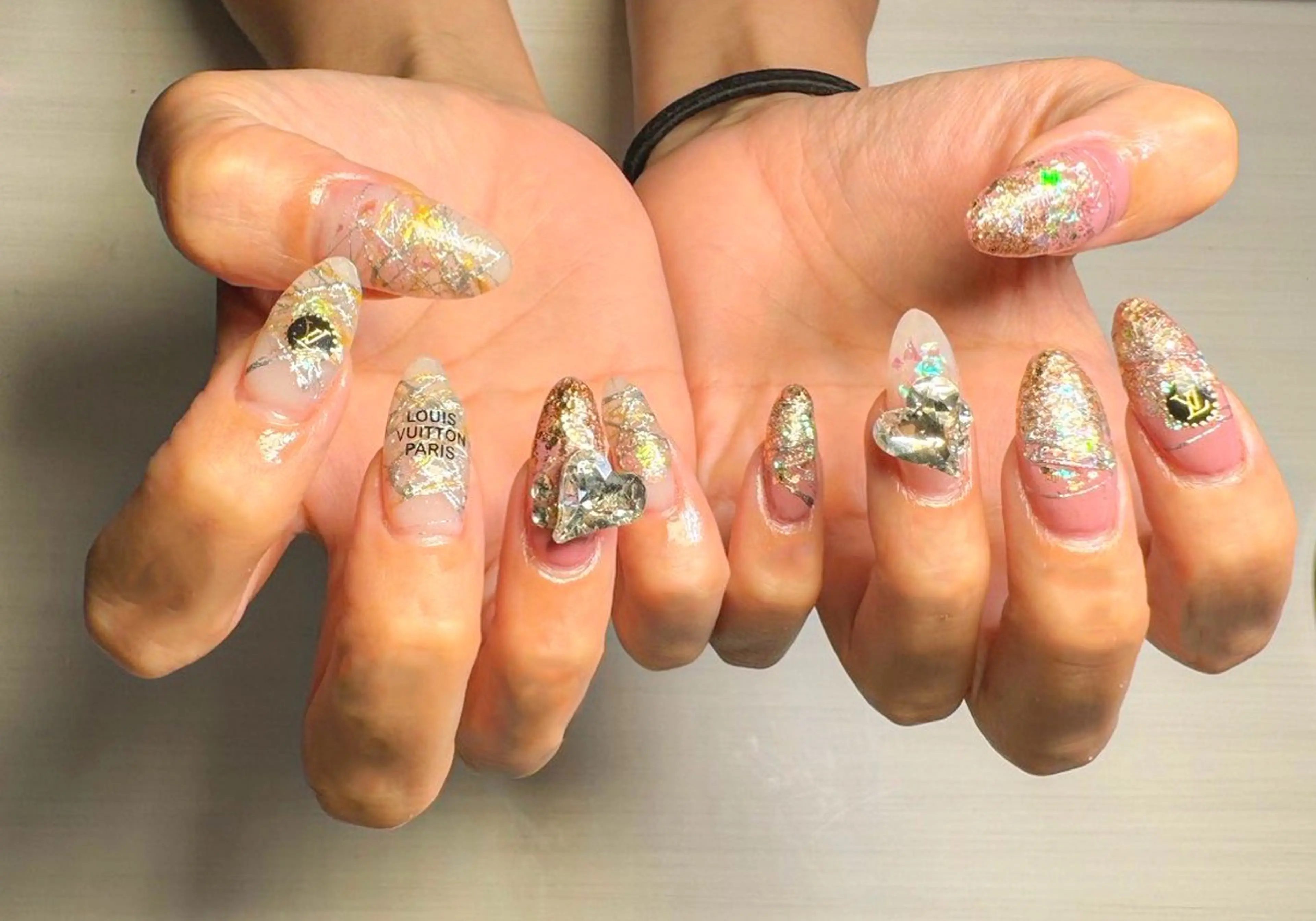 ネイル 長さ出し ネイルチップ Reverb❁︎ 井上のネイルデザイン