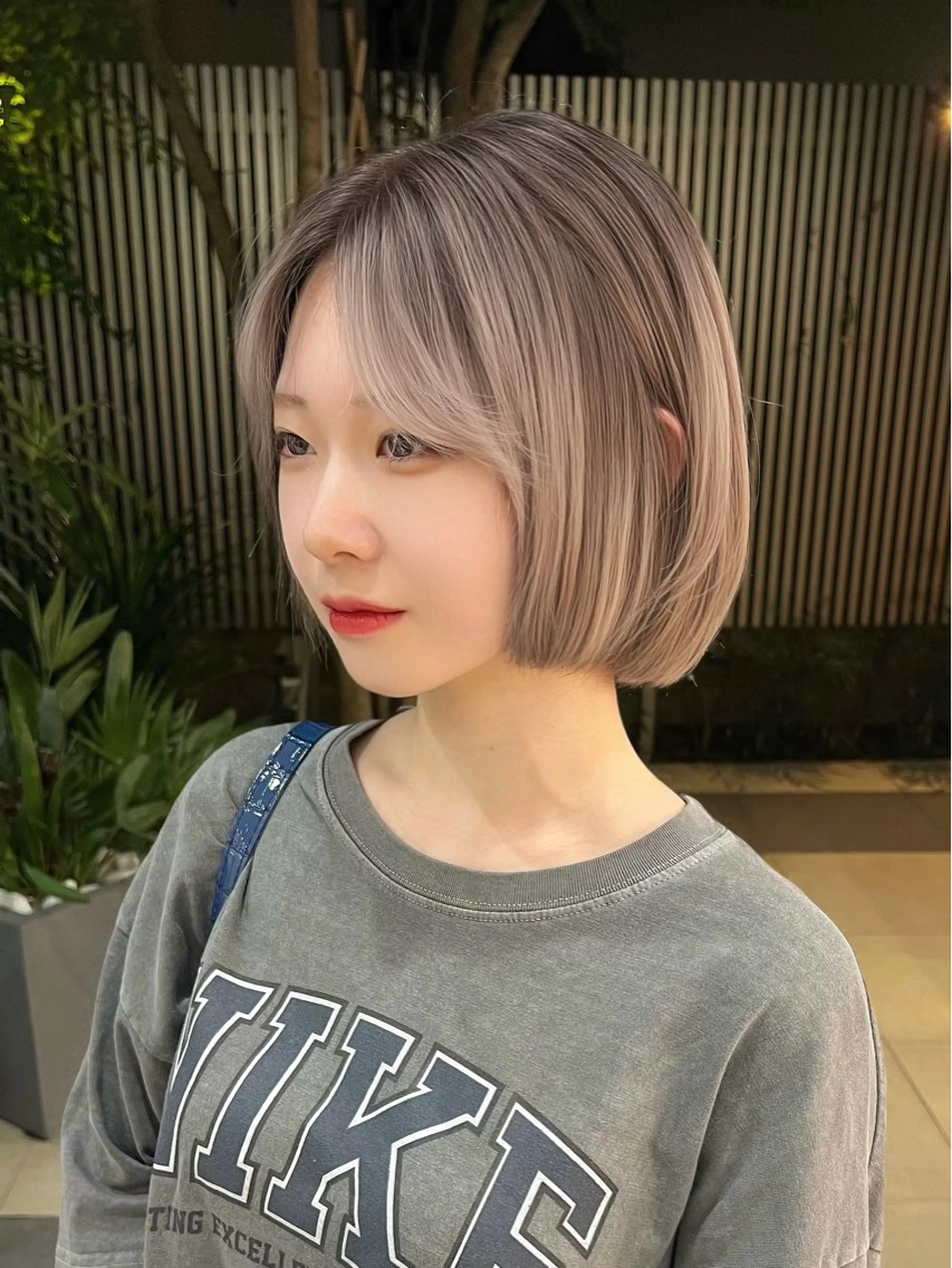 ミディアム カラー カット ヘアカラー トリートメント belle   表参道　terrace所属・抜きっぱなしブロンド /ハイトーン/カナタのヘアスタイル