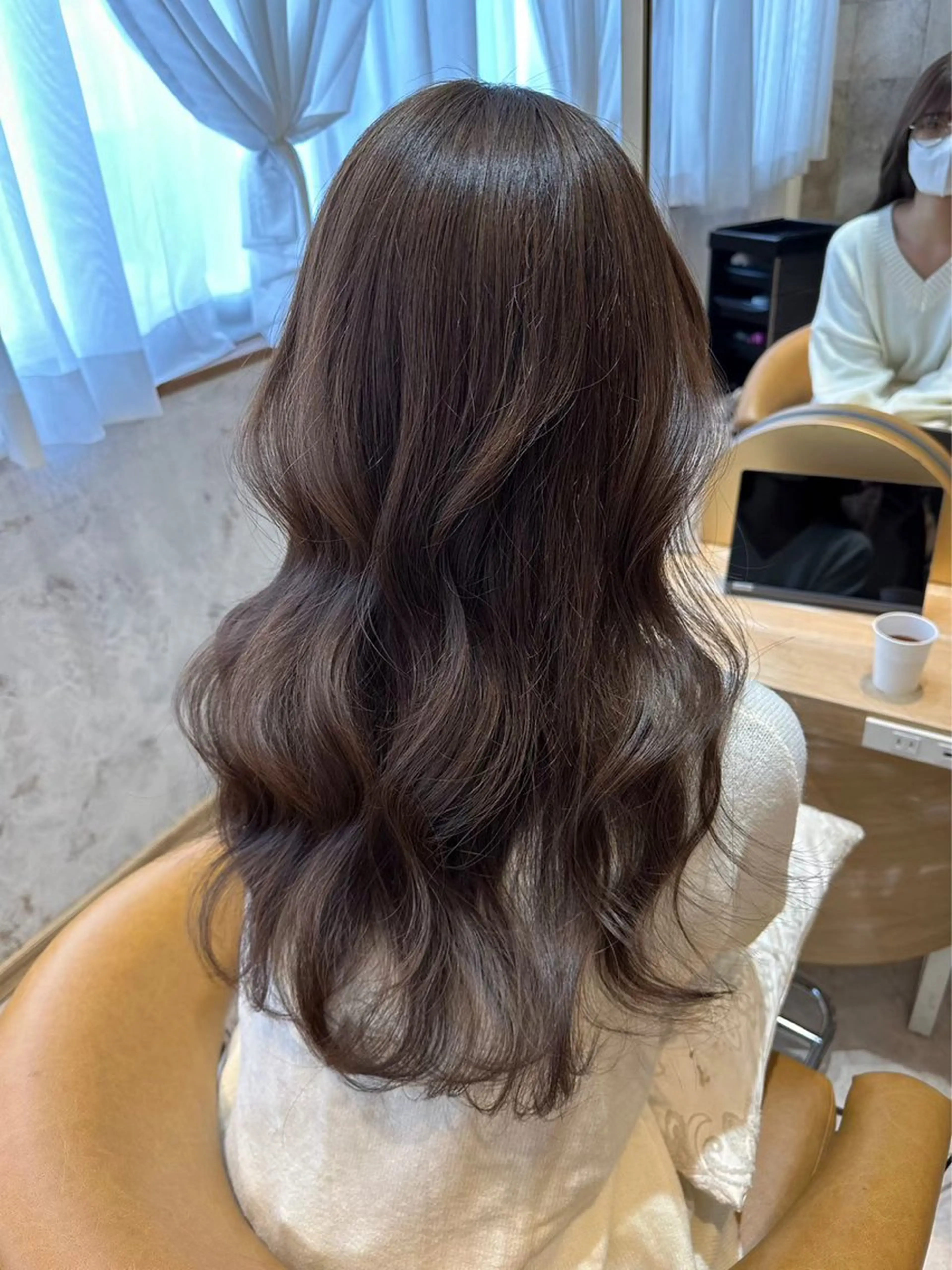 ロング ブリーチなし 透明感カラー/松沢のヘアスタイル