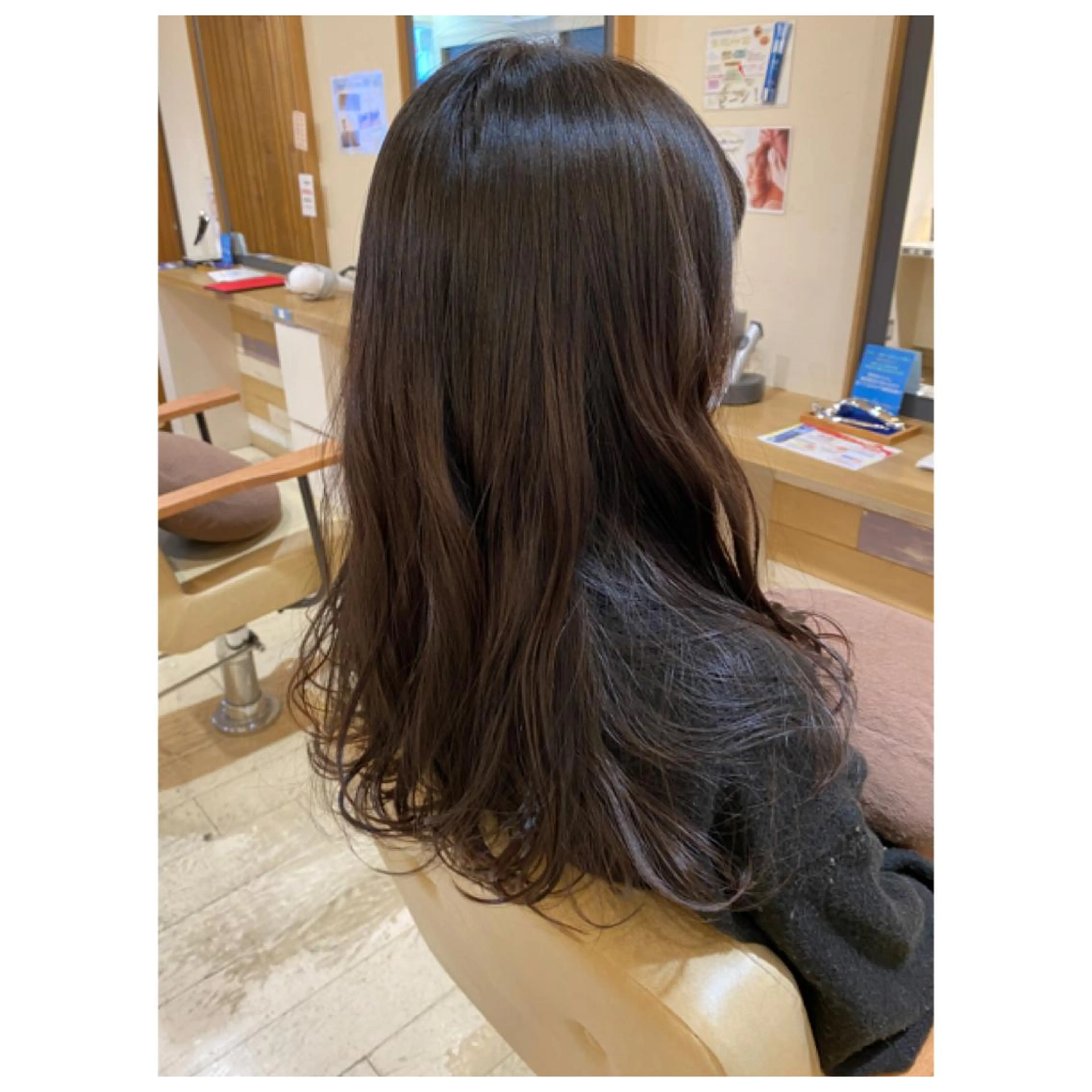 ロング カット トリートメント 岩間 香純のヘアスタイル