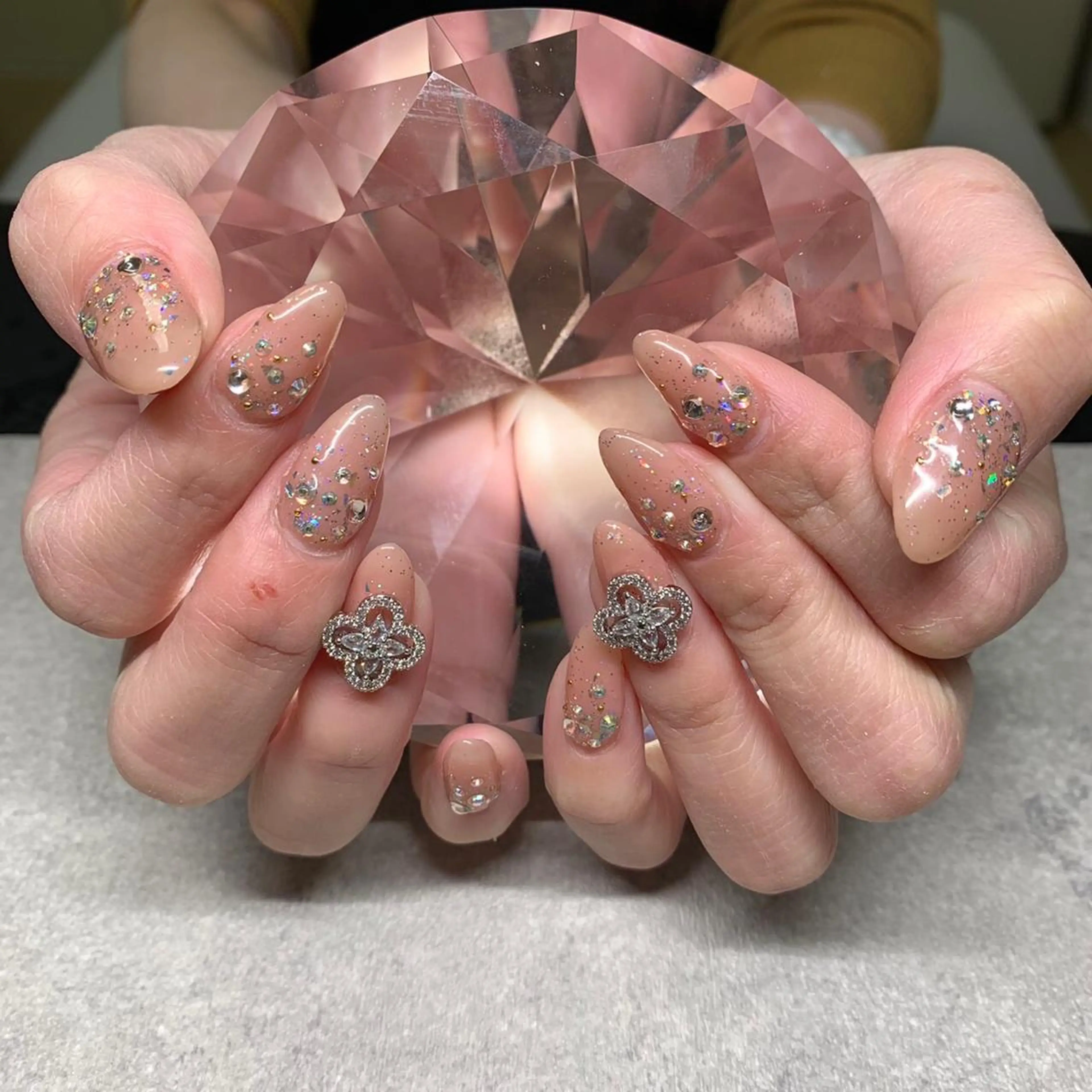 ネイル アートネイル フレンチネイル ジェルネイル グラデーション 韓国ネイル Nail room Bimano所属・Bimano seica♡+°のネイルデザイン