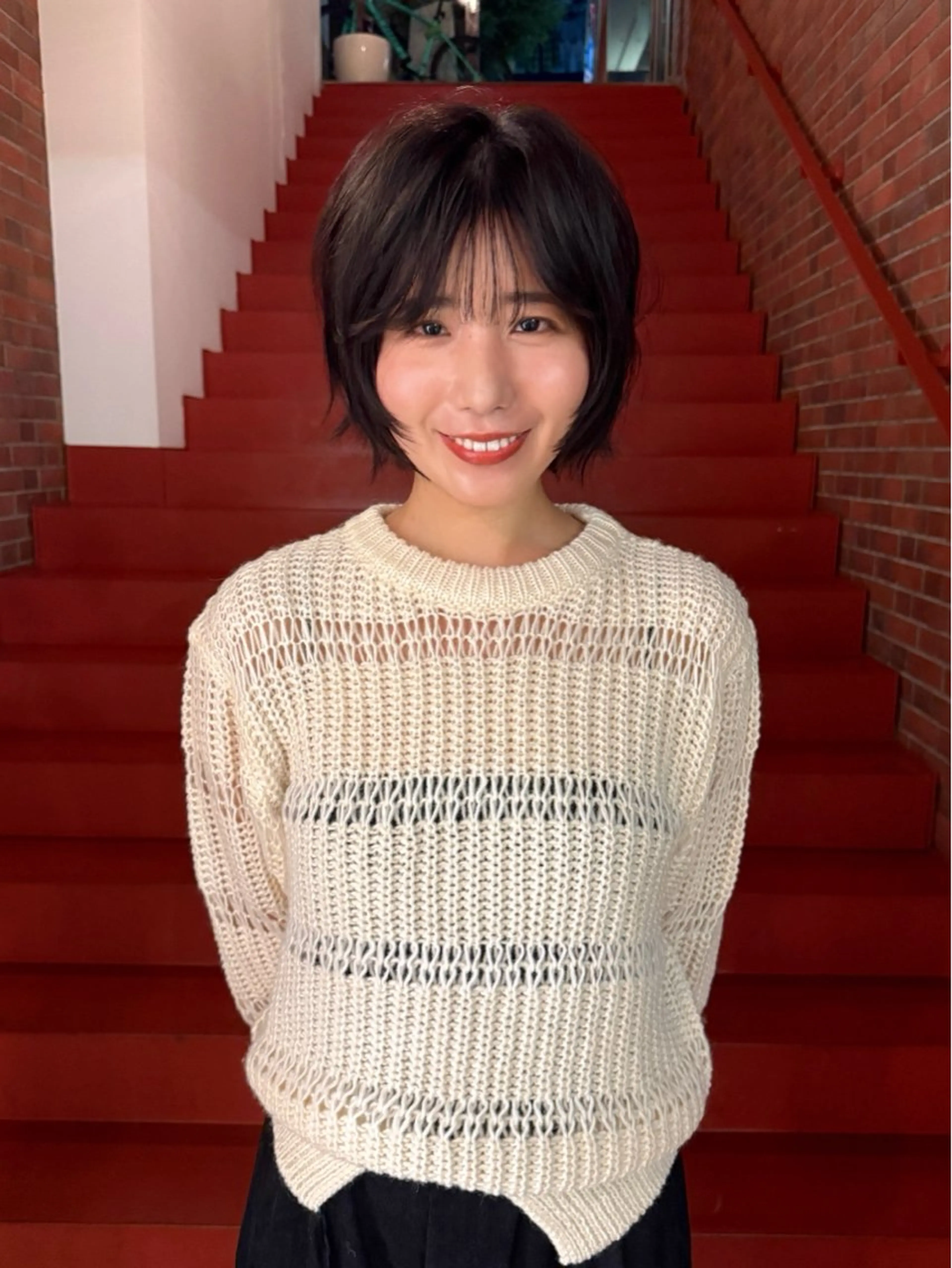 ミディアム ボブ カット code+lim所属・平沼 祐哉/パーマのヘアスタイル