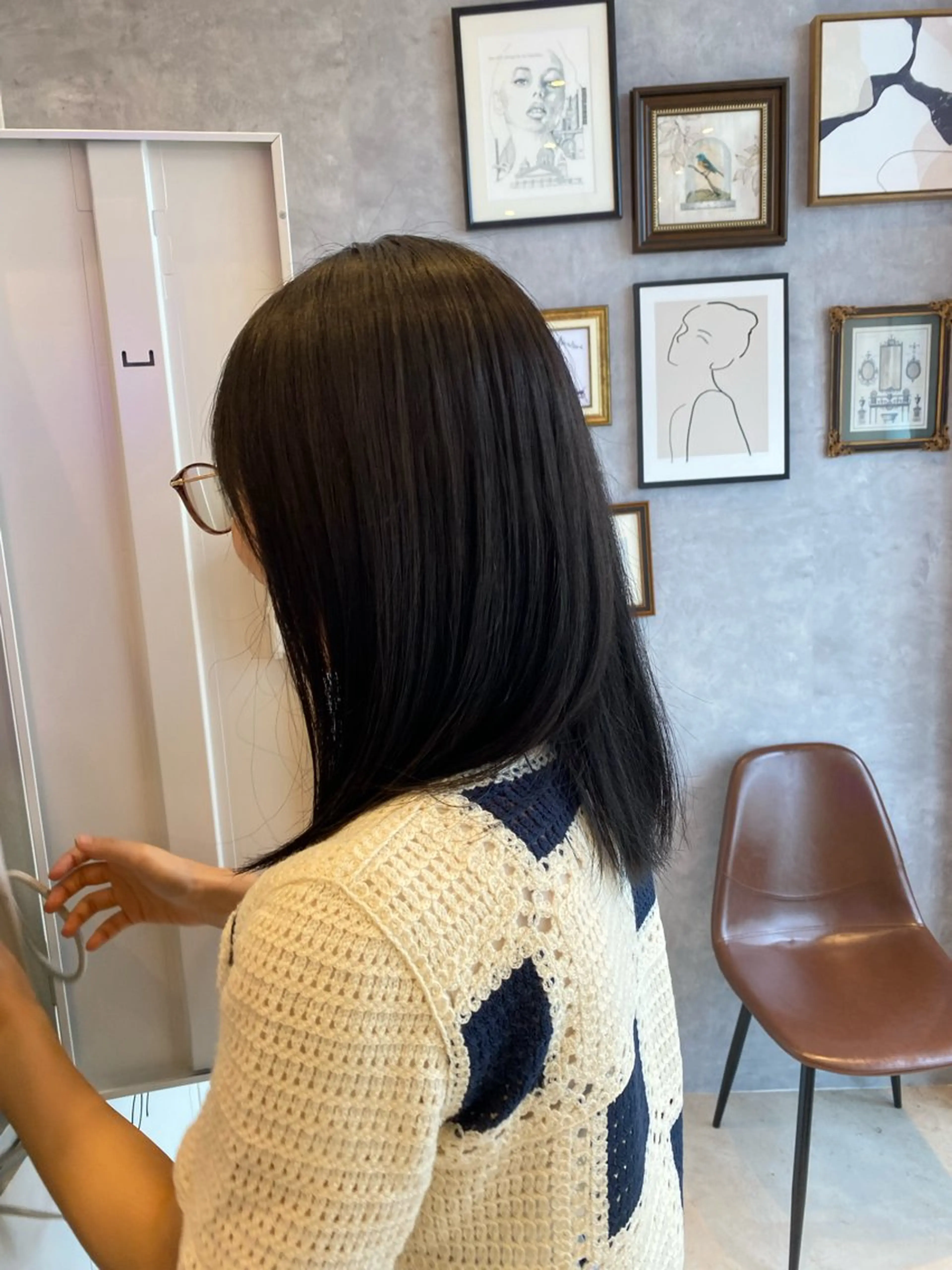 ミディアム カラー nagi所属・横田直也/韓国風 レイヤーカット/千種のヘアスタイル