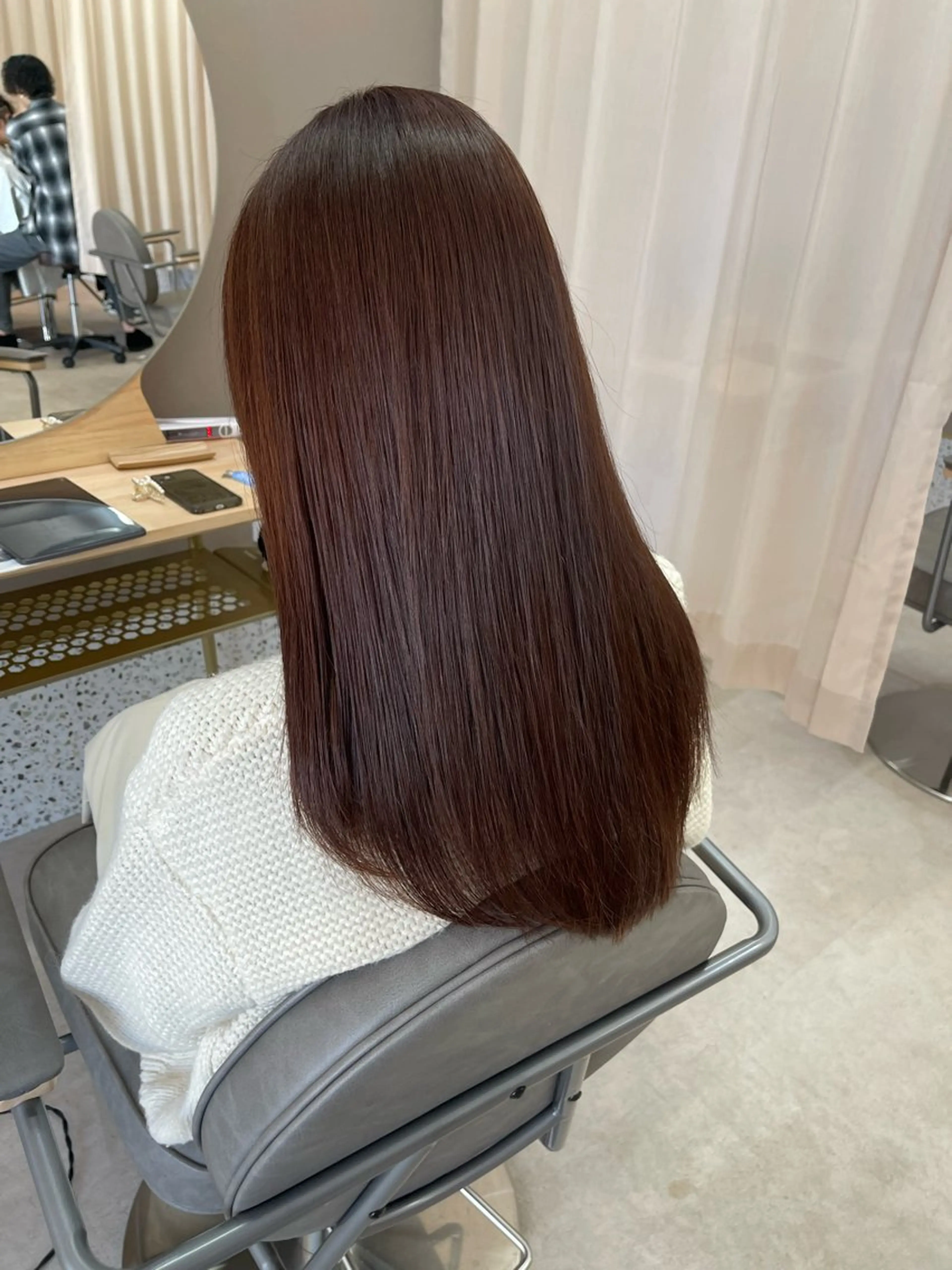 セミロング カット ヘアカラー トリートメント TELAHAIR上福岡所属・✨透明感カラー✨ 🌈ブリーチカラーのヘアスタイル