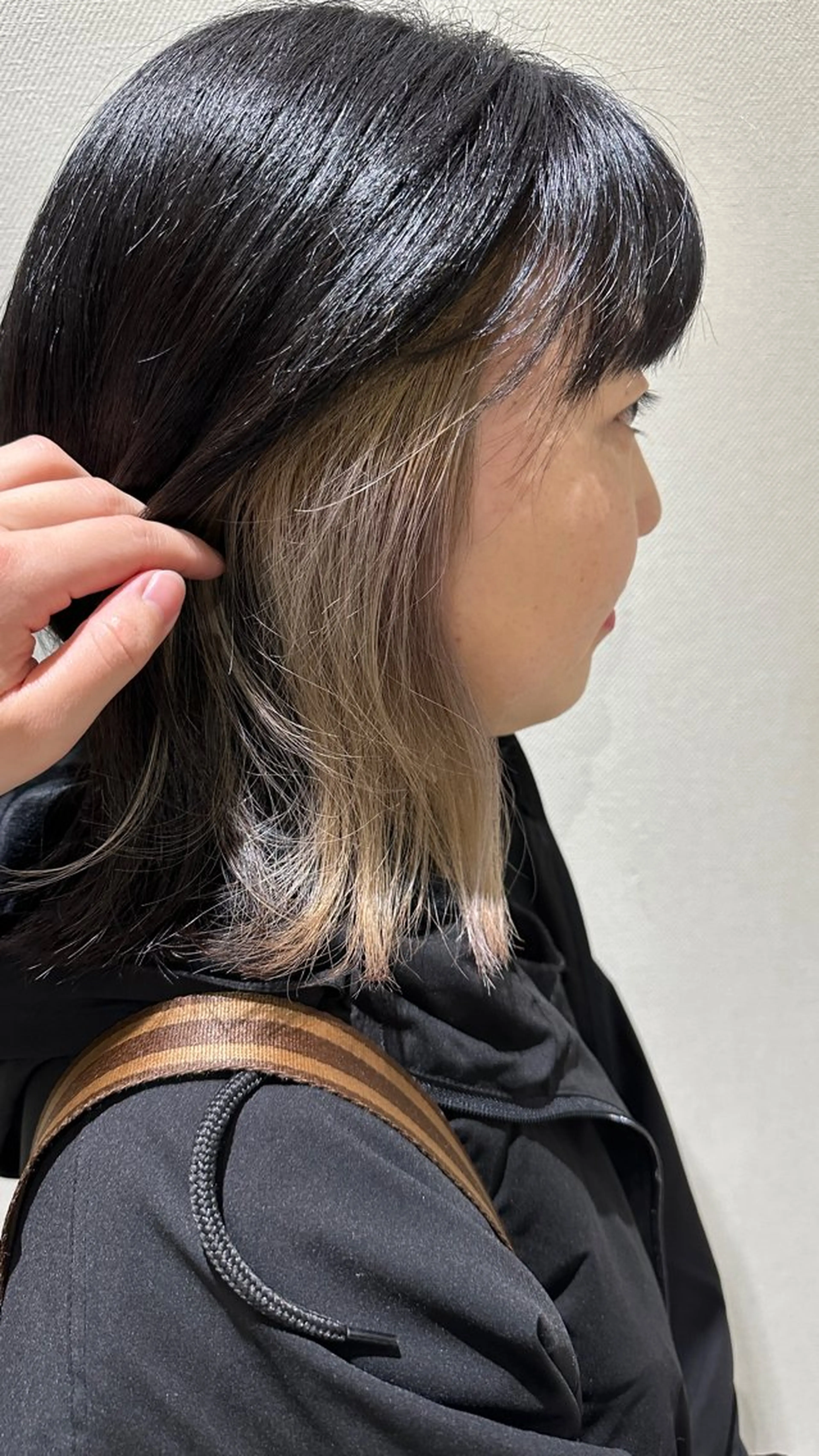 ミディアム カラー ベージュカラー 大人可愛いスタイル 提案✨佐藤純菜のヘアスタイル