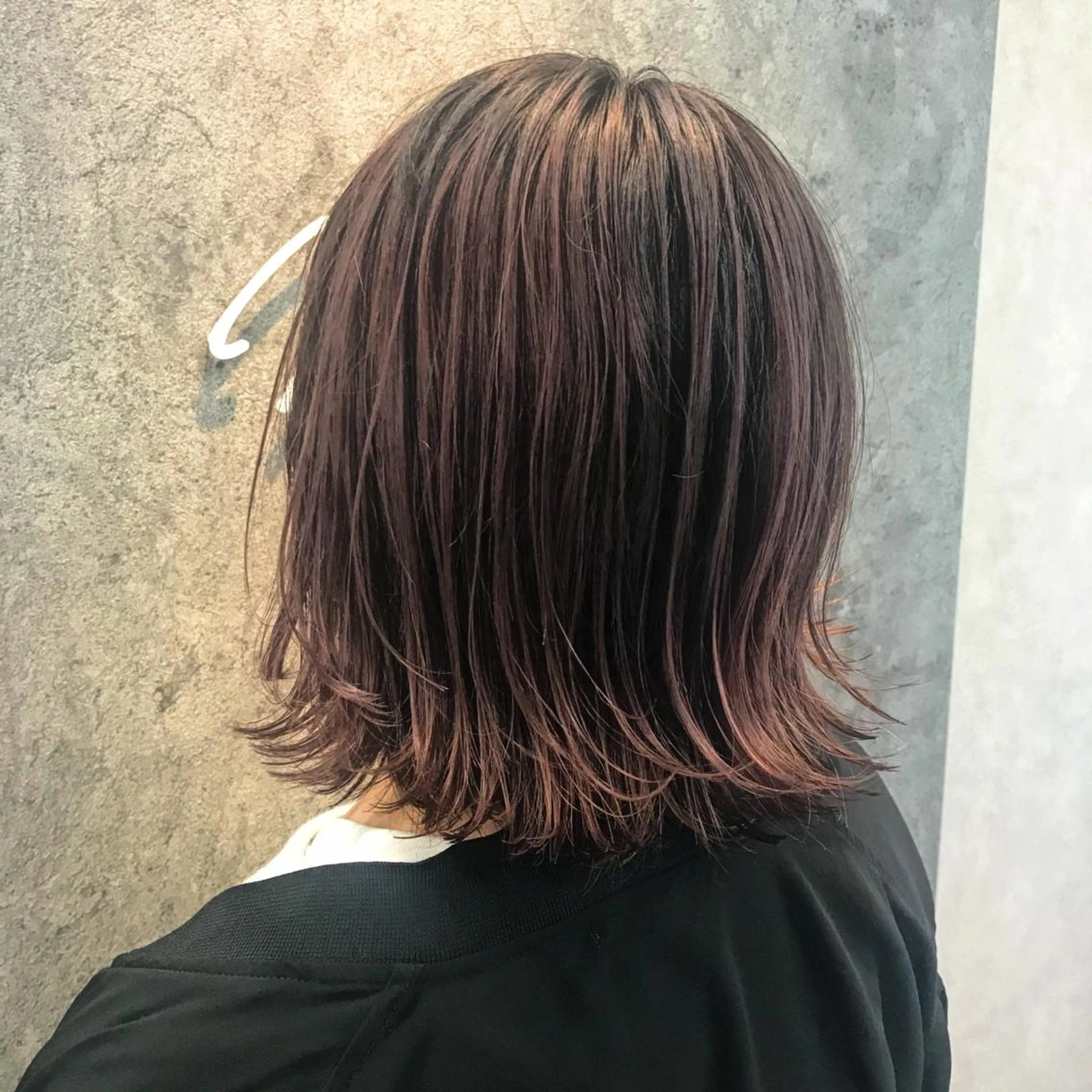 ミディアム レイヤーカット カット ヘアカラー トリートメント 所渉/韓国レイヤー /ウルフカットのヘアスタイル