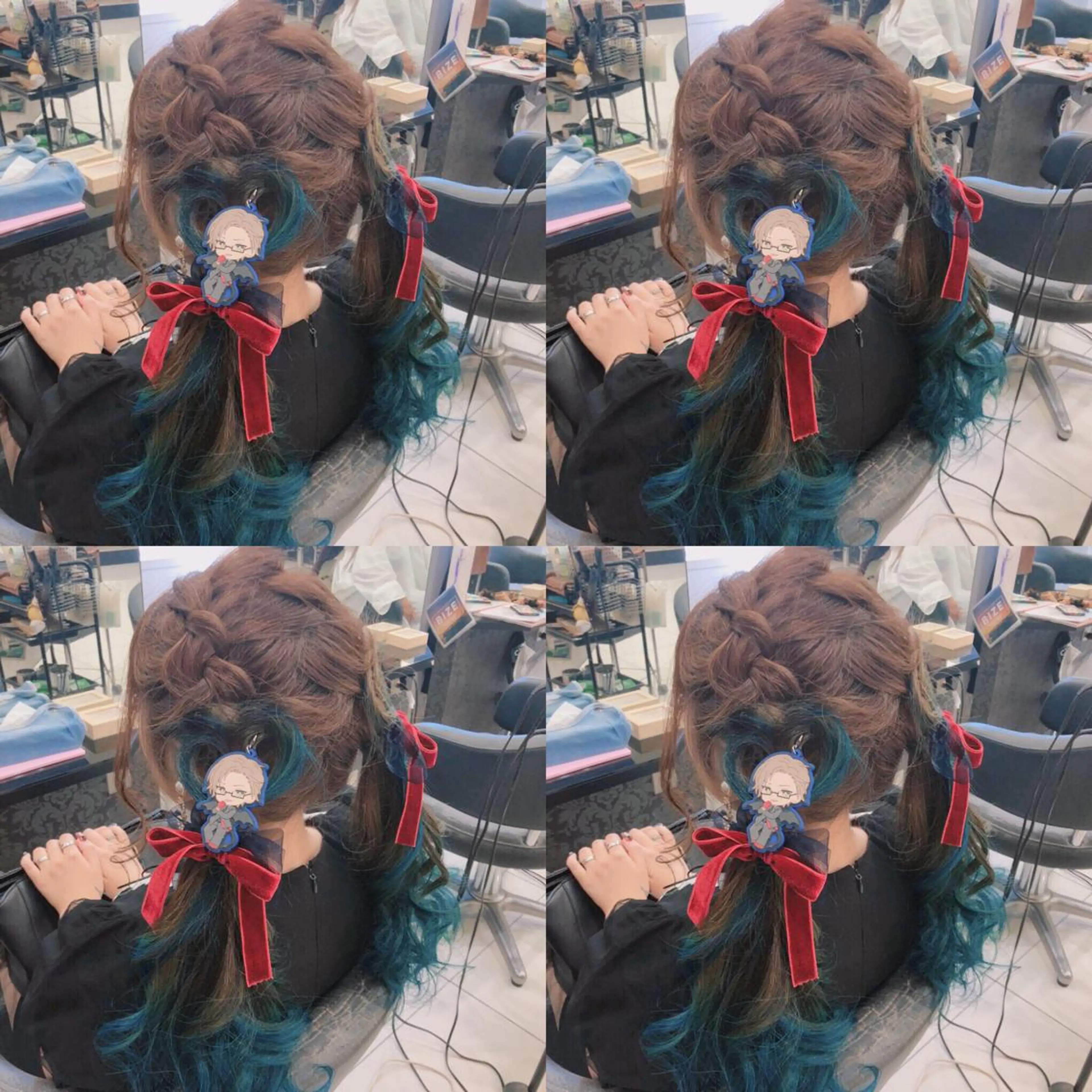 セミロング ヘアアレンジ ツインテール ヘアセット 🌷MAYU 🌷のヘアスタイル