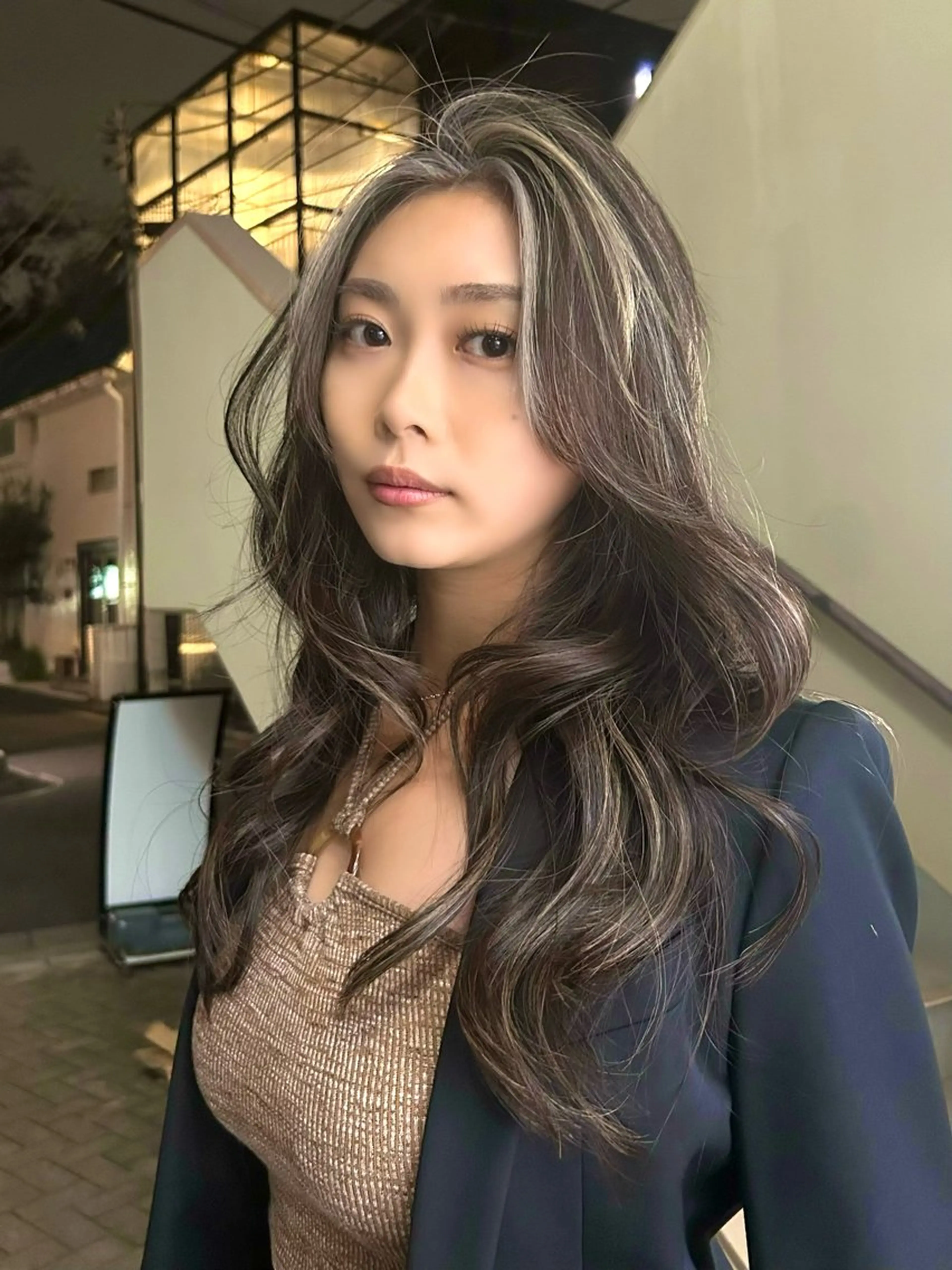 ロング カラー ハイレイヤー レイヤーカット カット トリートメント ✨レイヤーカット 海外ヘア/原宿✨のヘアスタイル