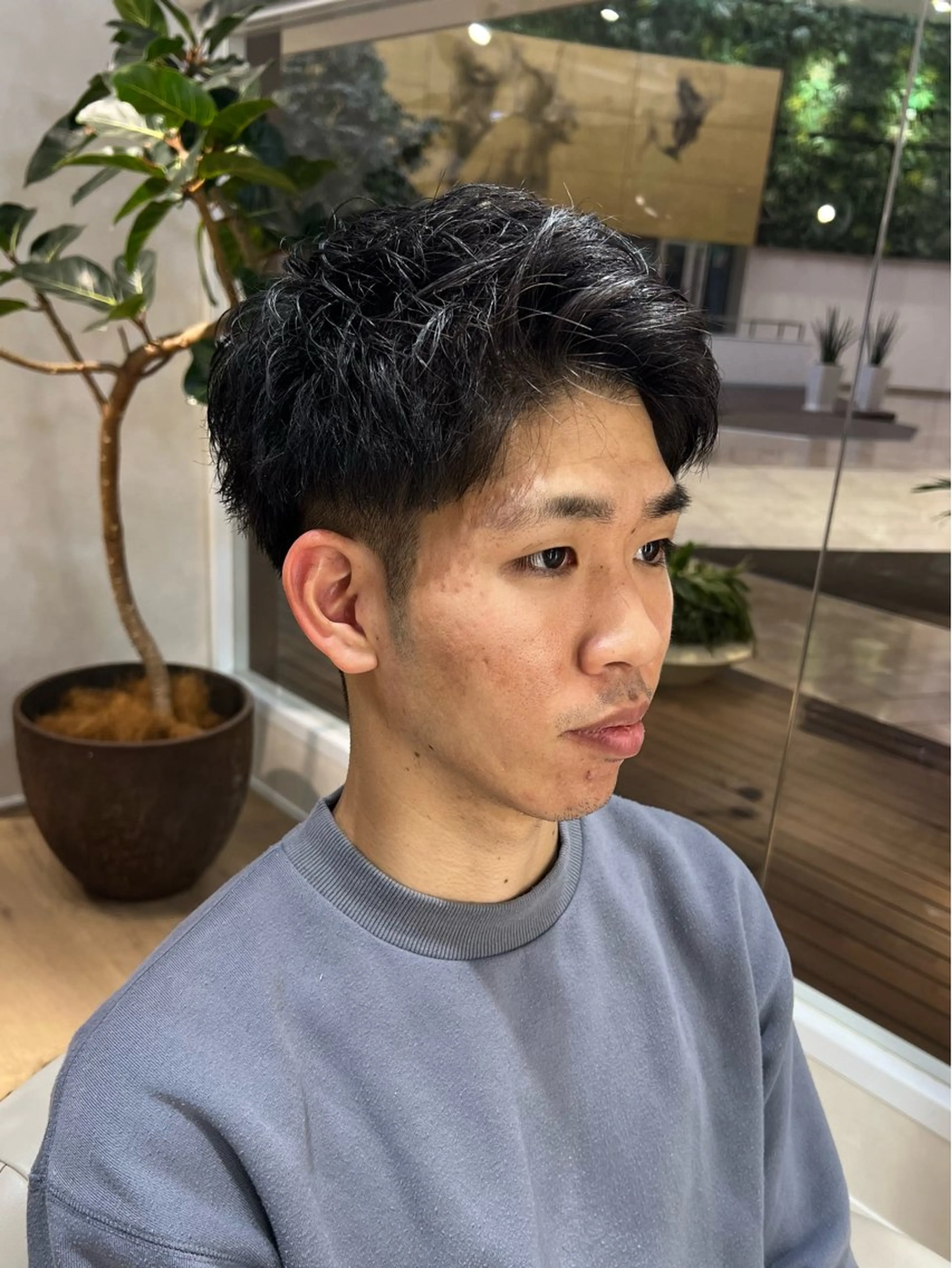 ショート メンズ カット unopulir Vamos店所属・梅田茶屋町メンズ 専門美容師 山元一平のヘアスタイル