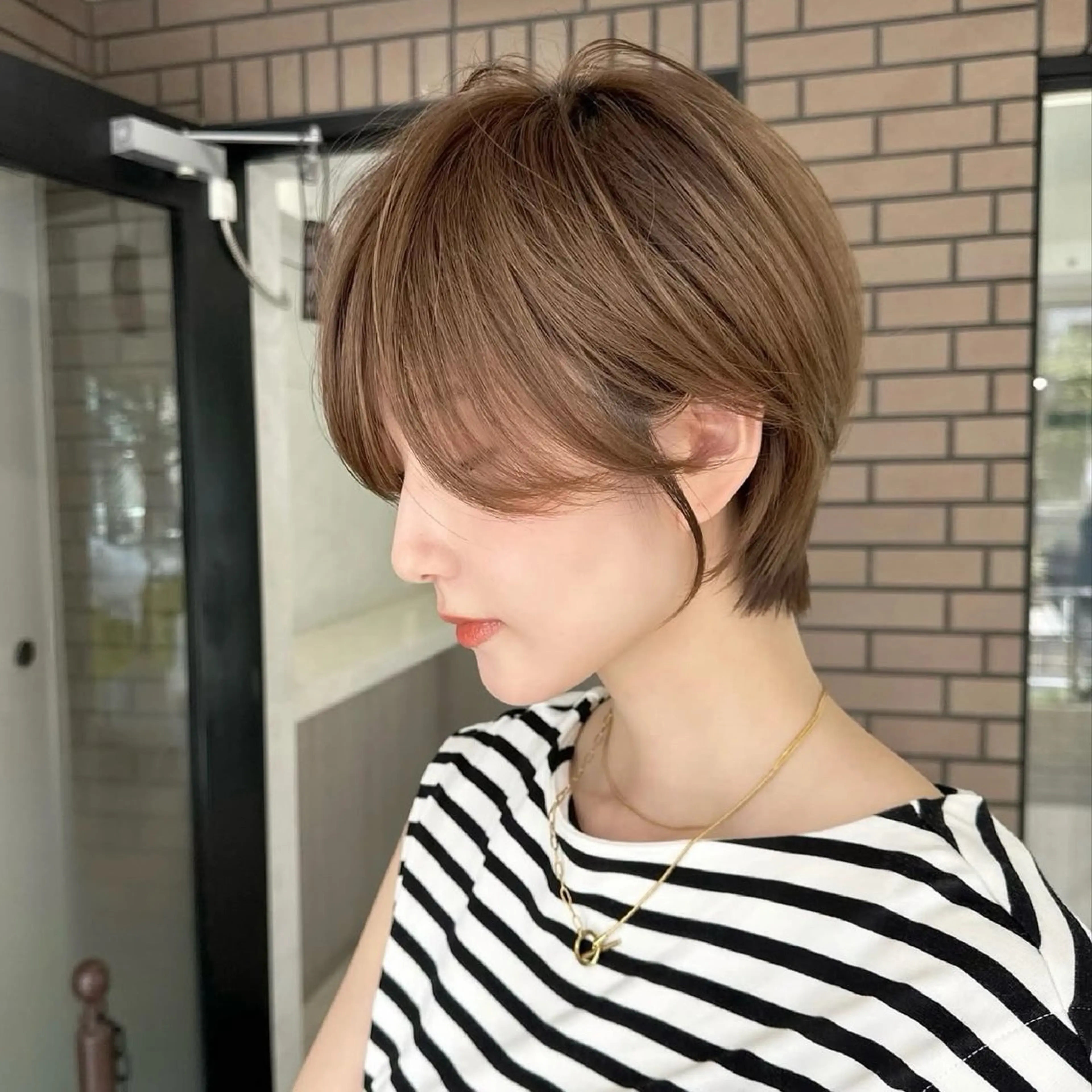 ショート 透明感カラー ふうか　渋谷のヘアスタイル