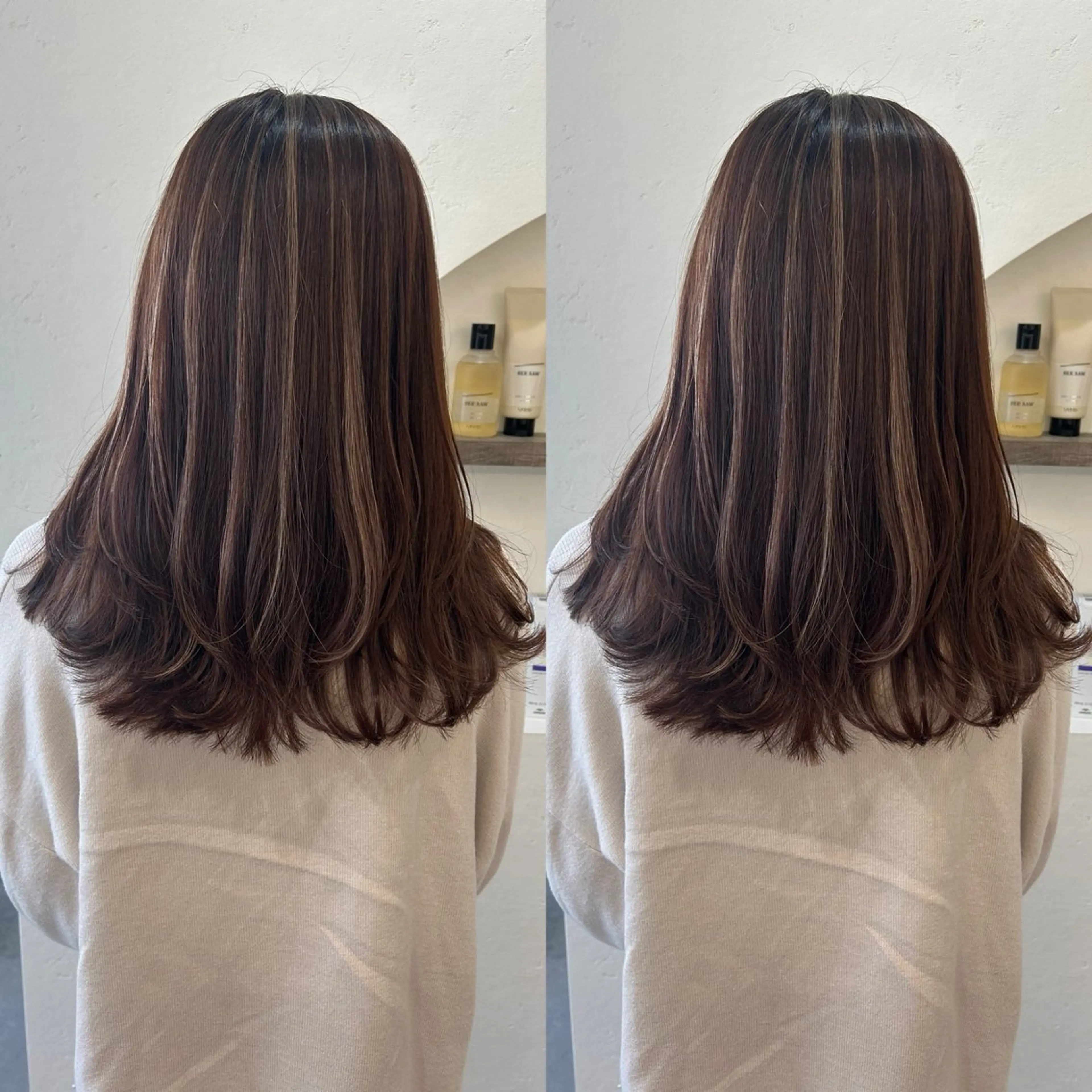 セミロング 山本 茉希のヘアスタイル