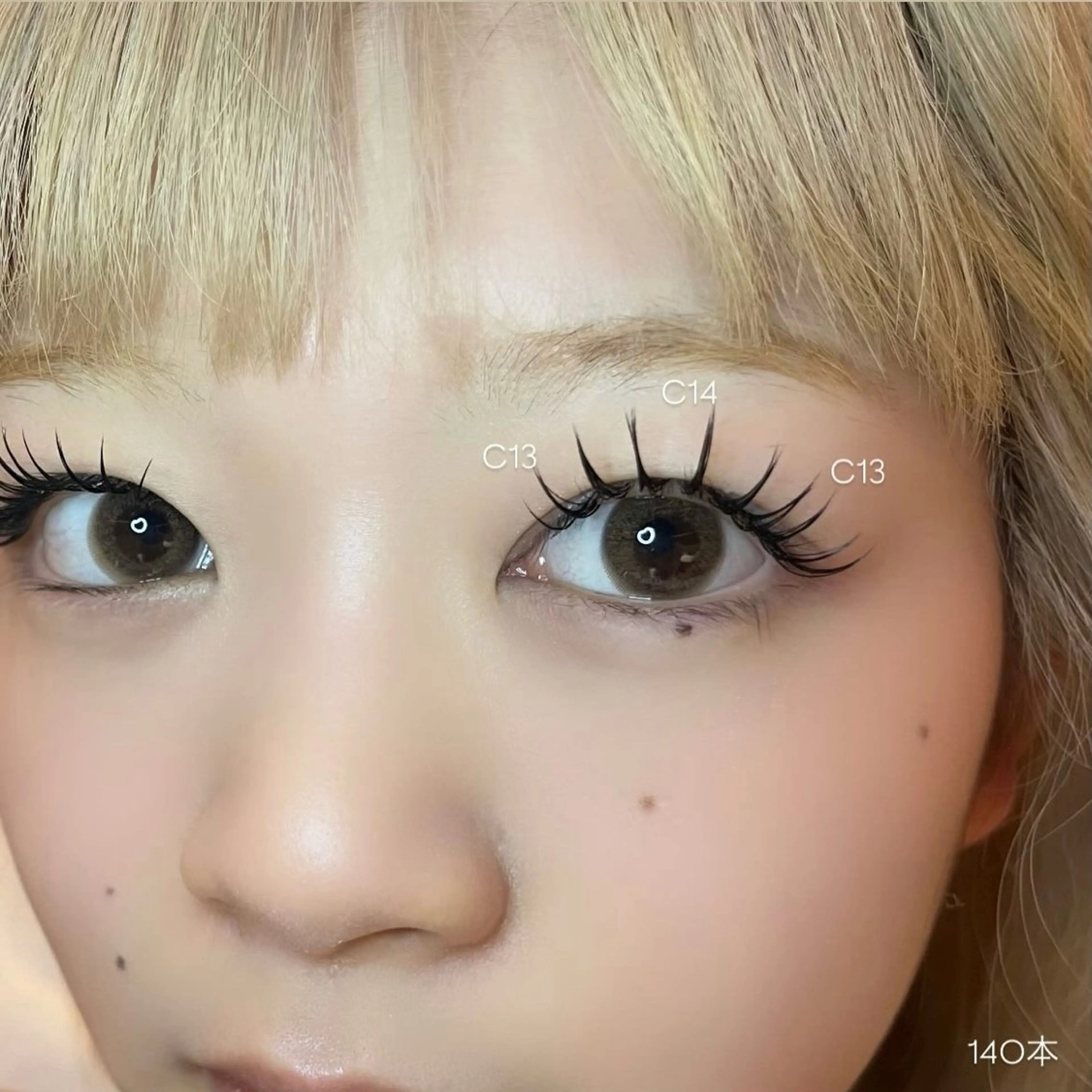 マツエク・マツパ kakimoto arms所属・うめもと みはるのマツエク・マツパデザイン