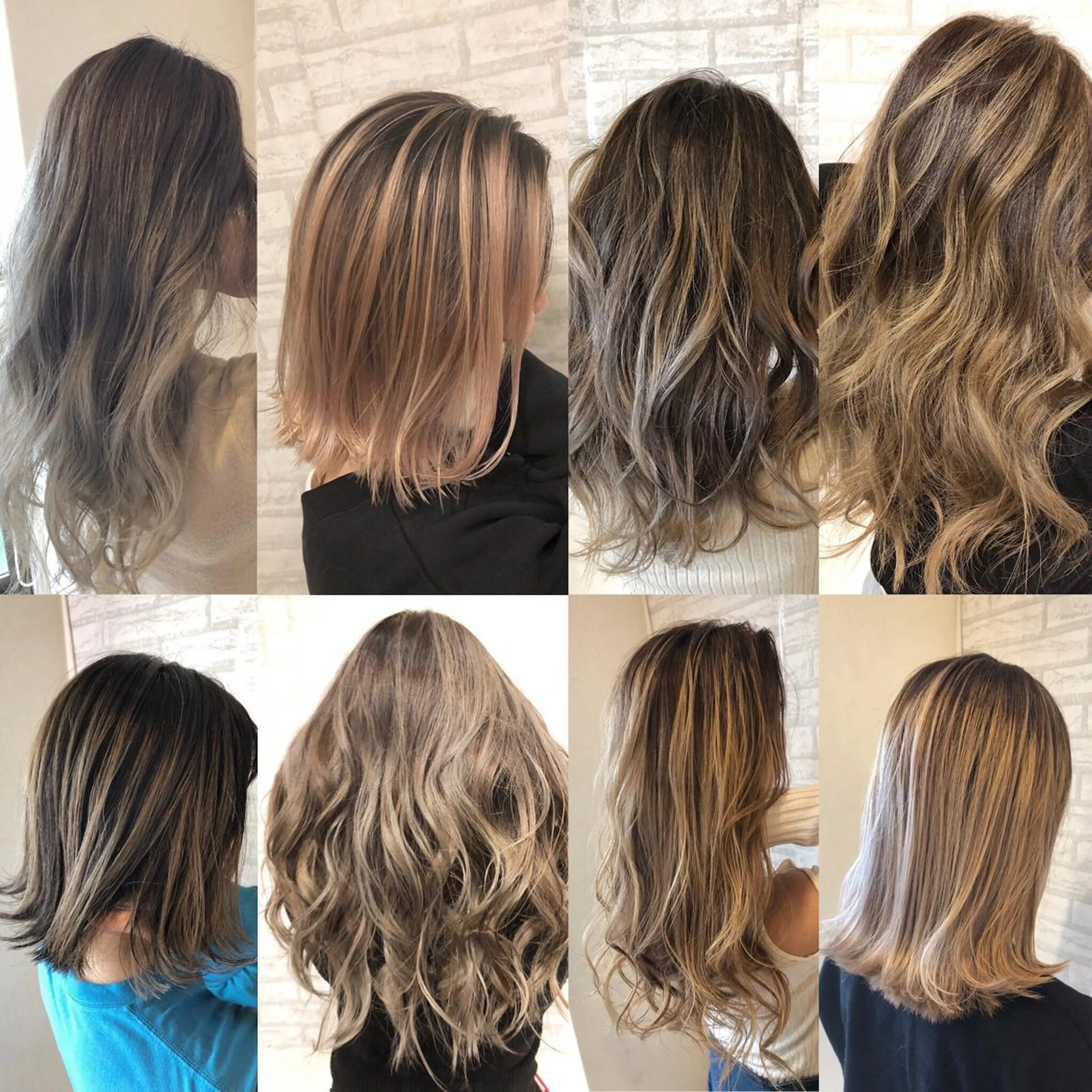 ミディアム カラー ハイトーンカラー ヘアカラー トリートメント JILBLAN京都 ショート/ハイライトのヘアスタイル