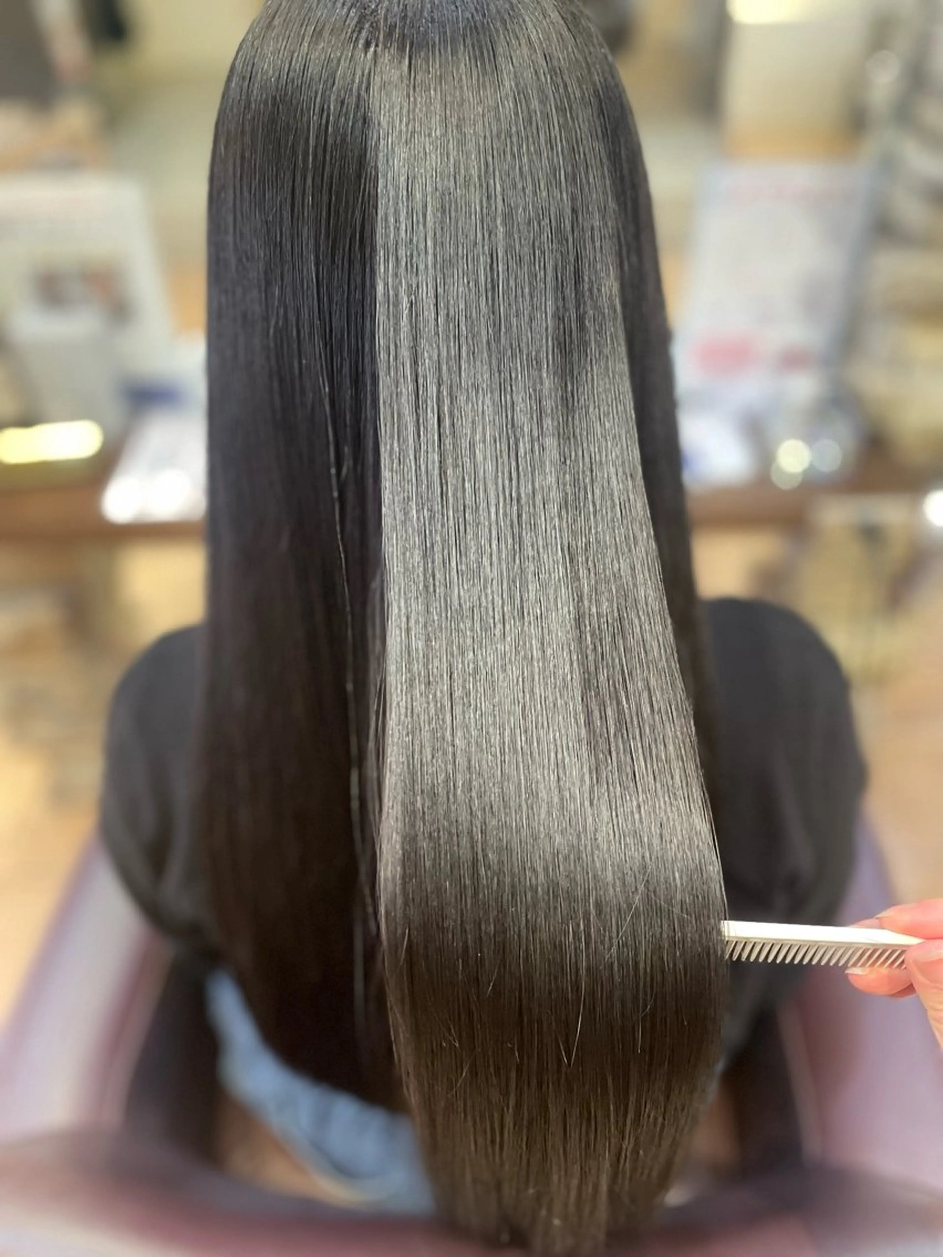 カラー 髪質改善 カット ヘアカラー lee甲子園 momokaのヘアスタイル