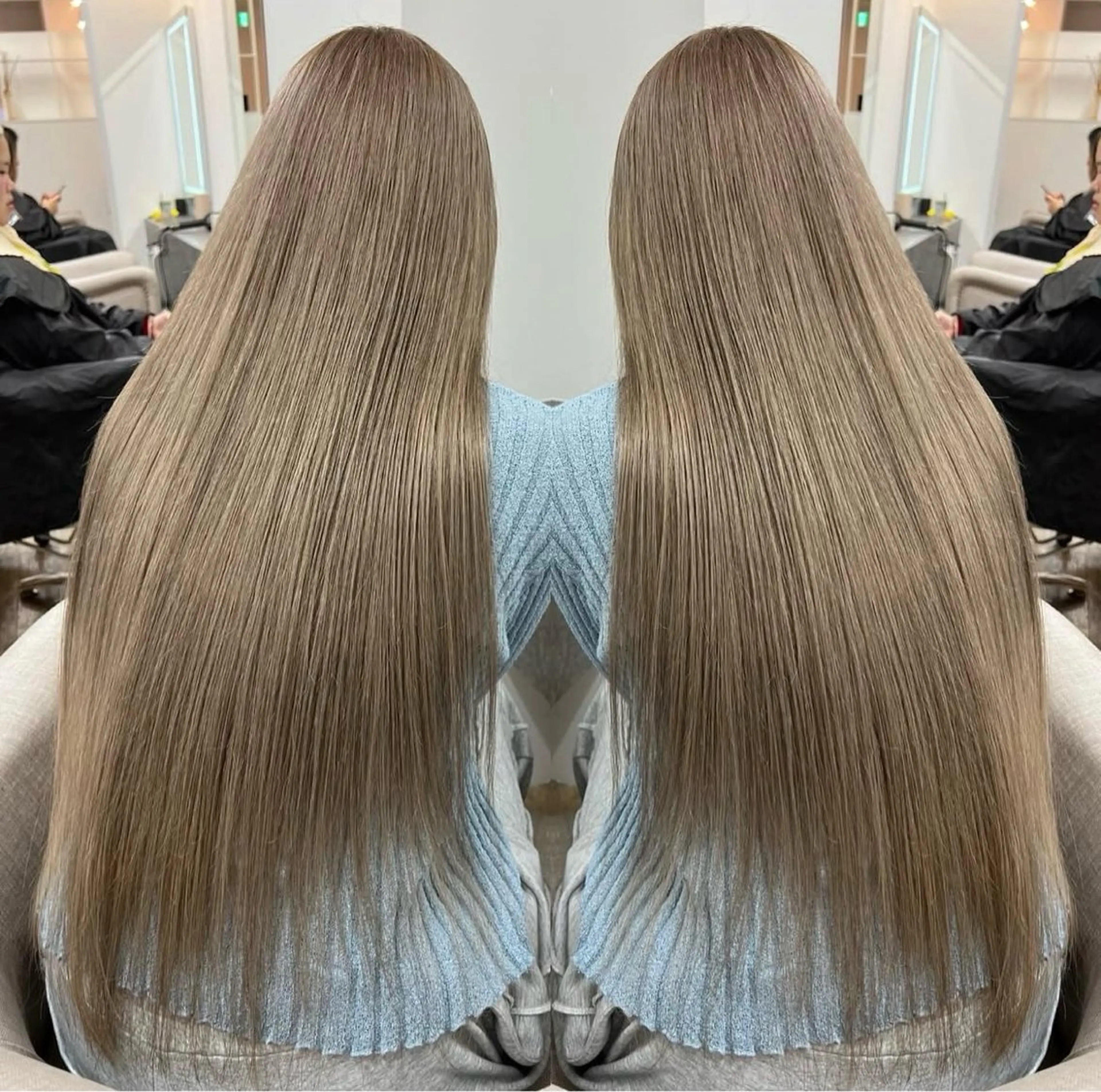 ロング カラー ベージュカラー ミルクティーベージュ grow渋谷所属・ギャル/grow渋谷 🌺Non👶🏾のヘアスタイル