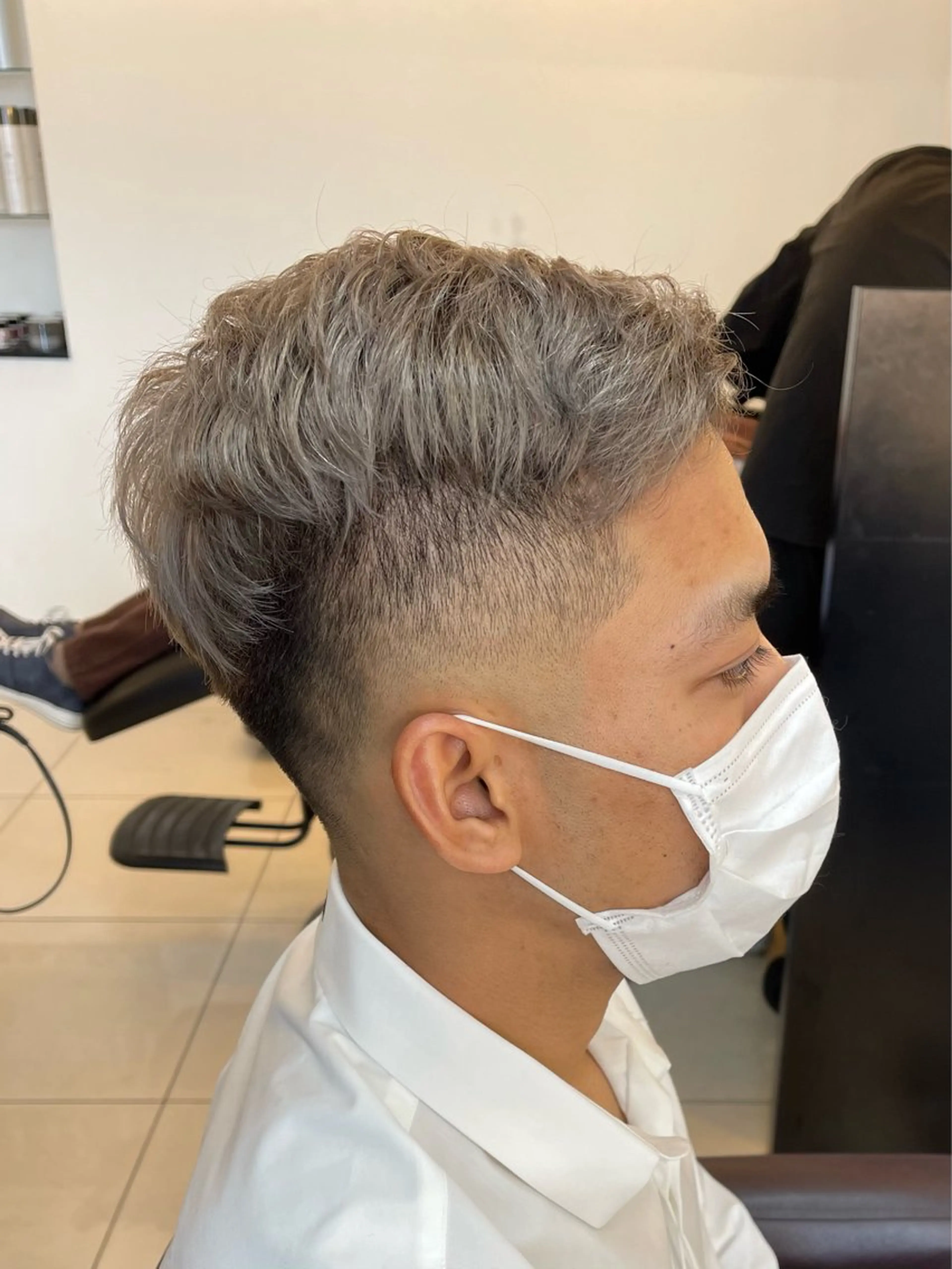 ショート カラー ベージュカラー ブリーチ カット ヘアカラー トリートメント SOYON西大寺店所属・ダブルカラー/ 髪質改善💎安藤のヘアスタイル