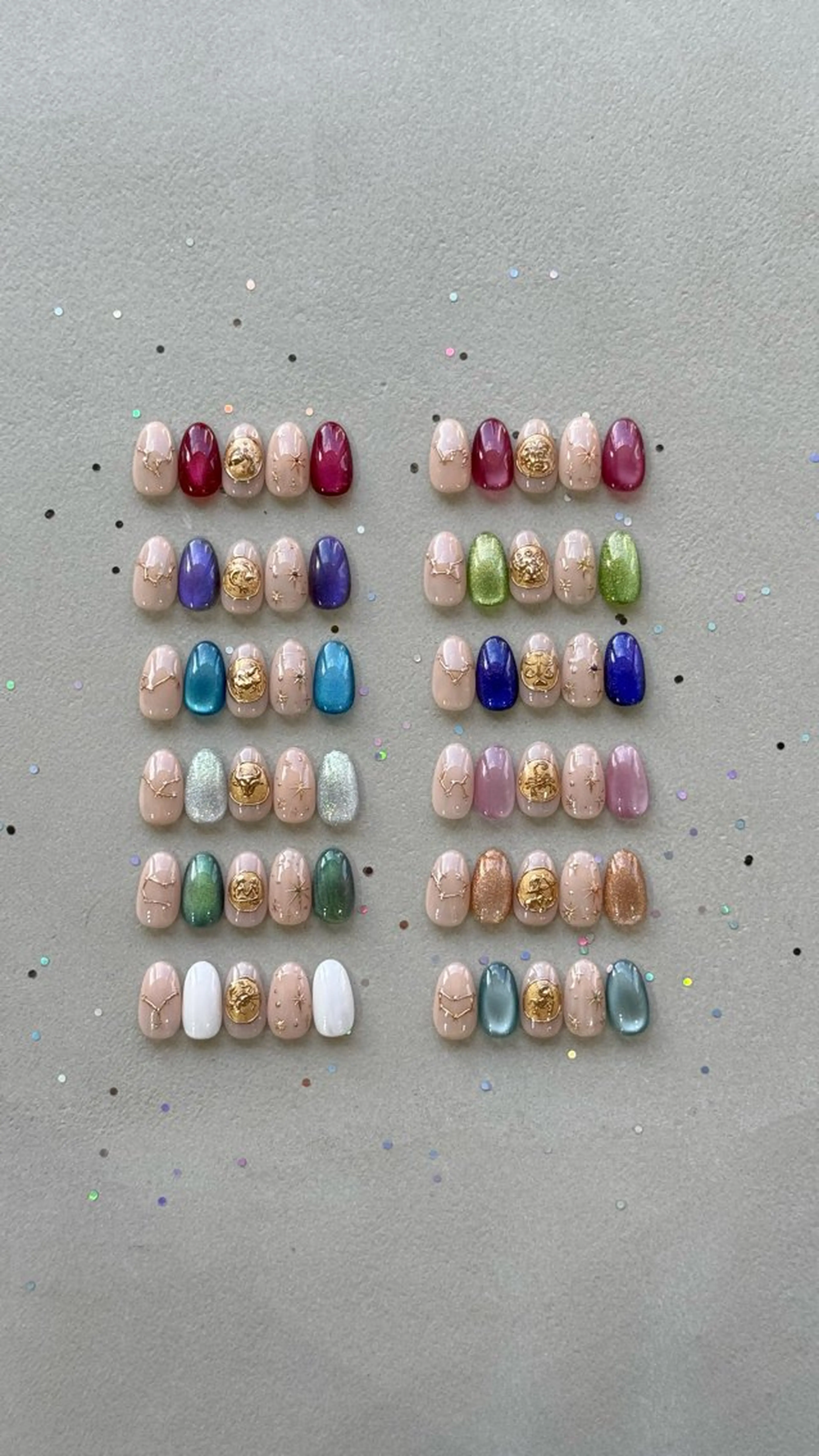 ネイル アートネイル マグネットネイル Momoka ネイリスト福岡/薬院のネイルデザイン