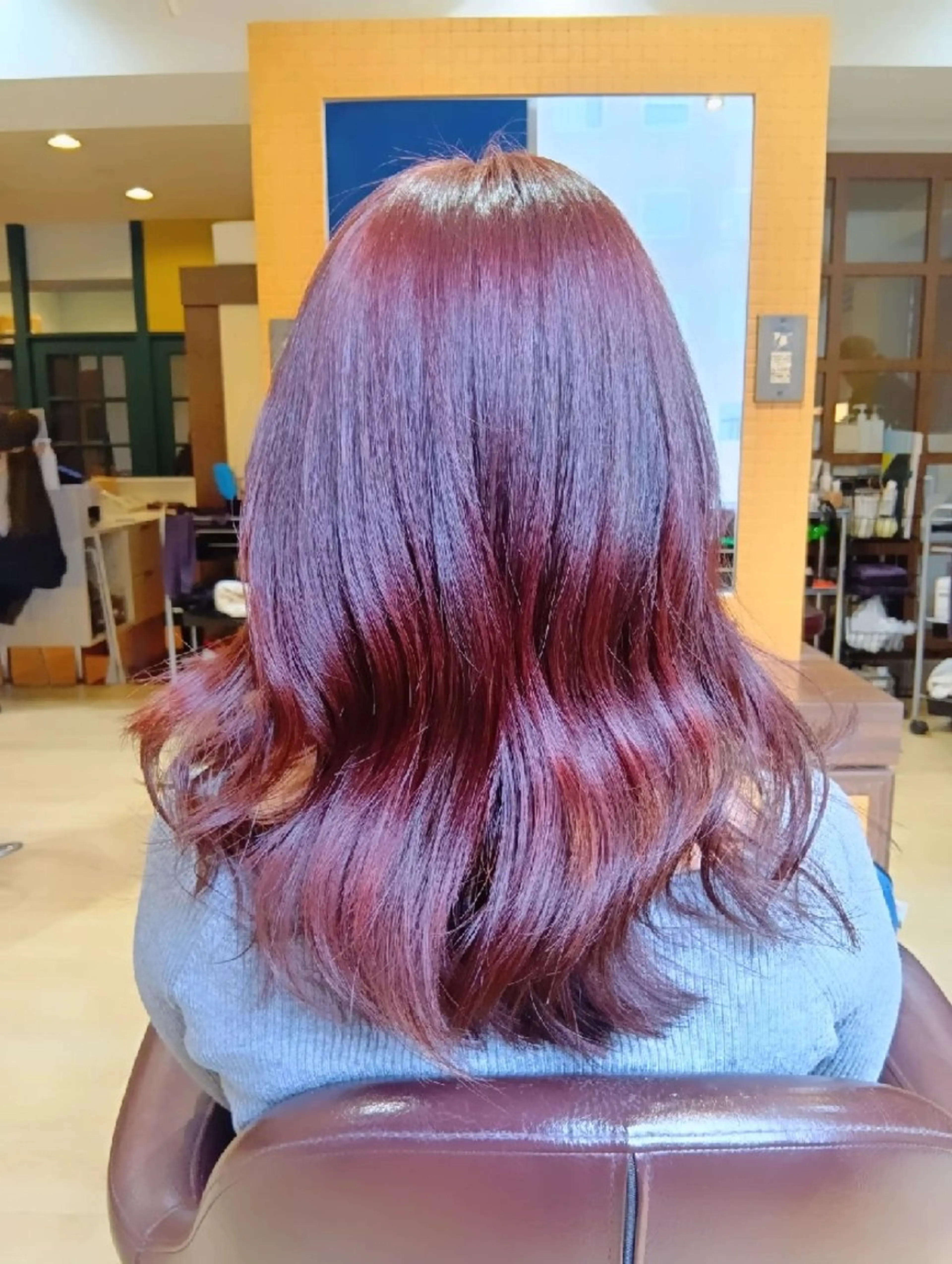 カラー ロング ブリーチ ブリーチなしカラー ピンクカラー カット ヘアカラー トリートメント 小林暢🌟Orque 髪質改善サロン🌙のヘアスタイル