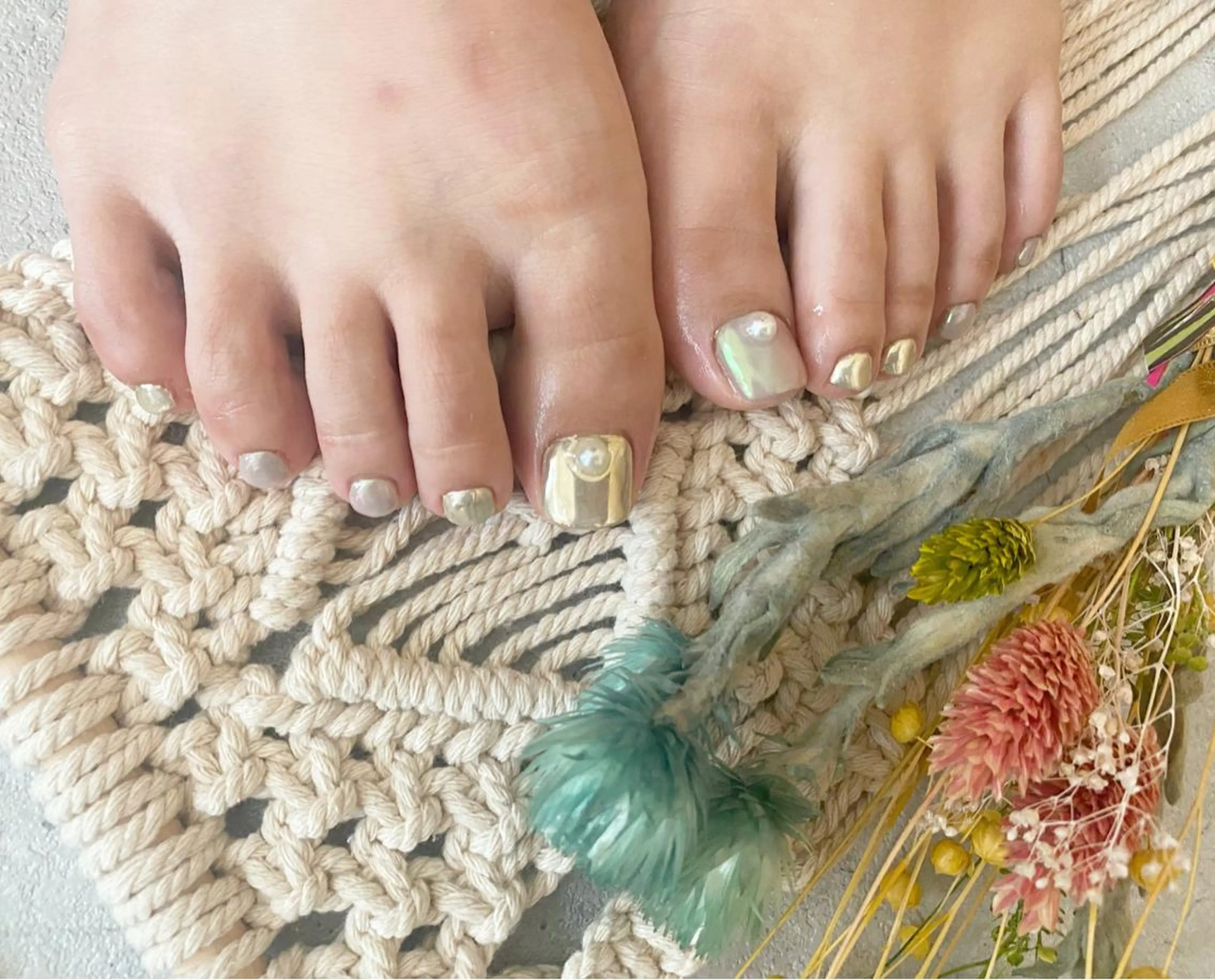 ネイル フットネイル ëmma nail_ by chulaのネイルデザイン