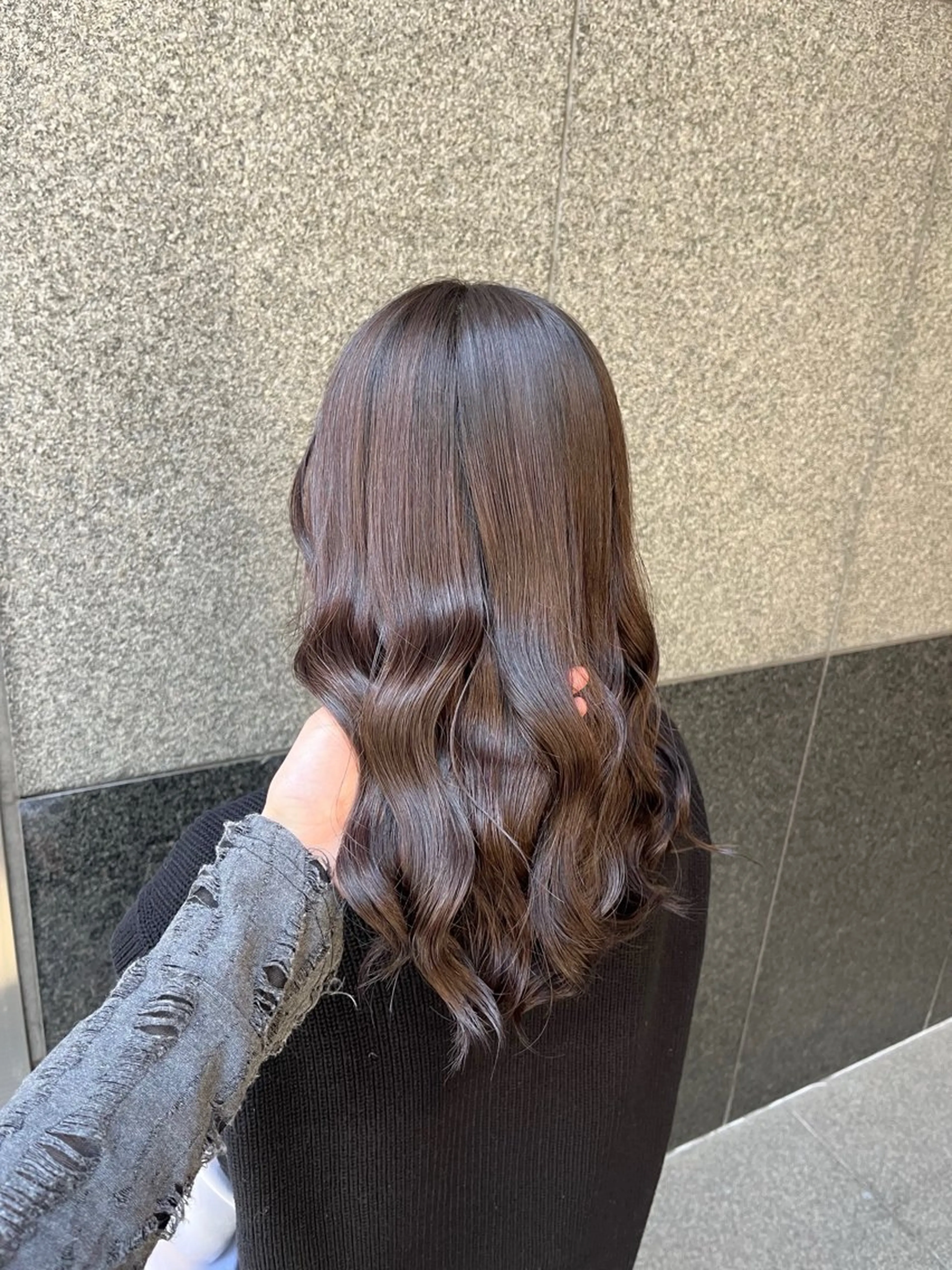 ロング カラー ブラウンカラー 長沢 結菜🎀のヘアスタイル