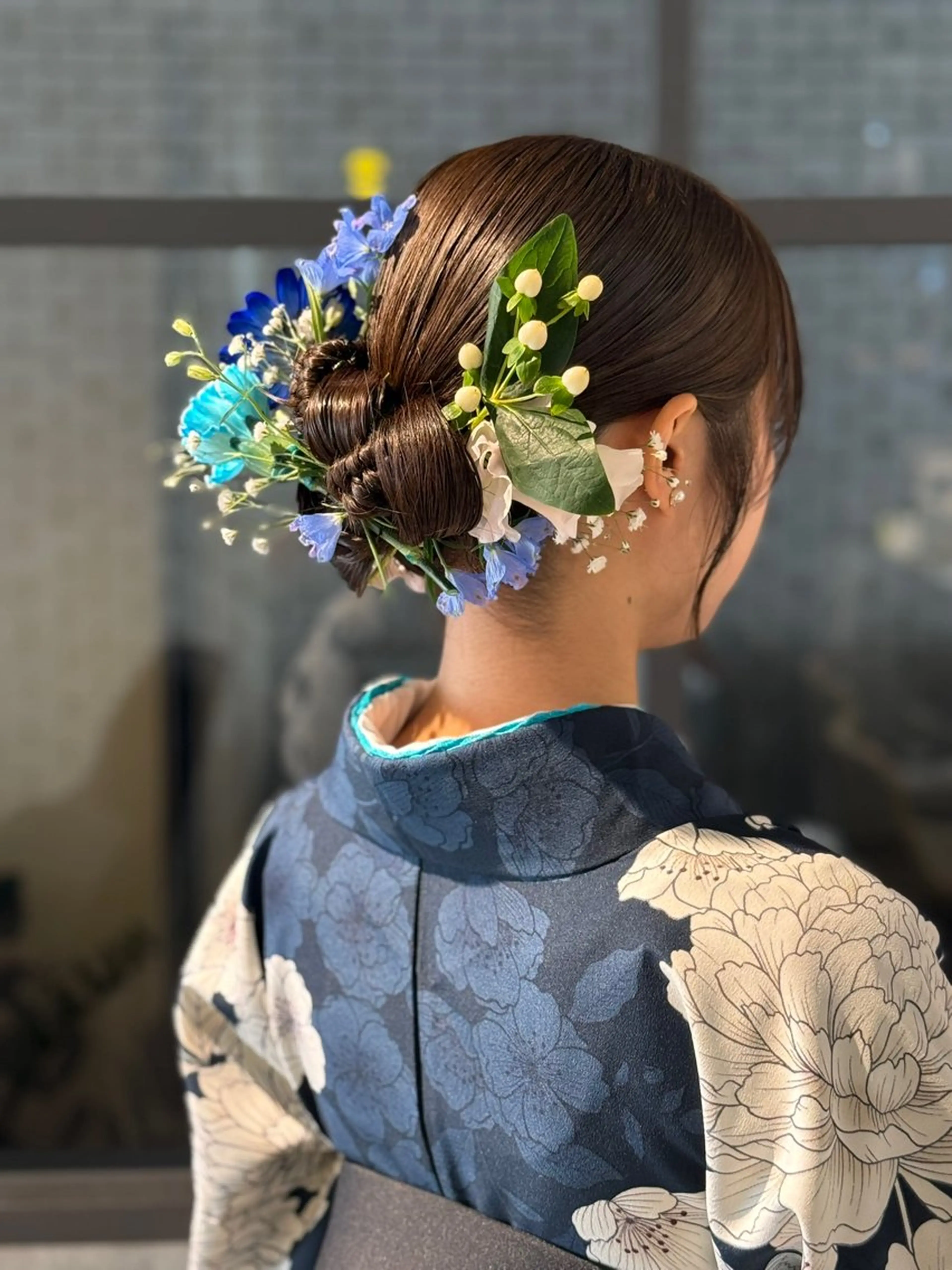 ヘアアレンジ 着物ヘア 卒業式のヘアスタイル ヘアセット 池田 みのりのヘアスタイル