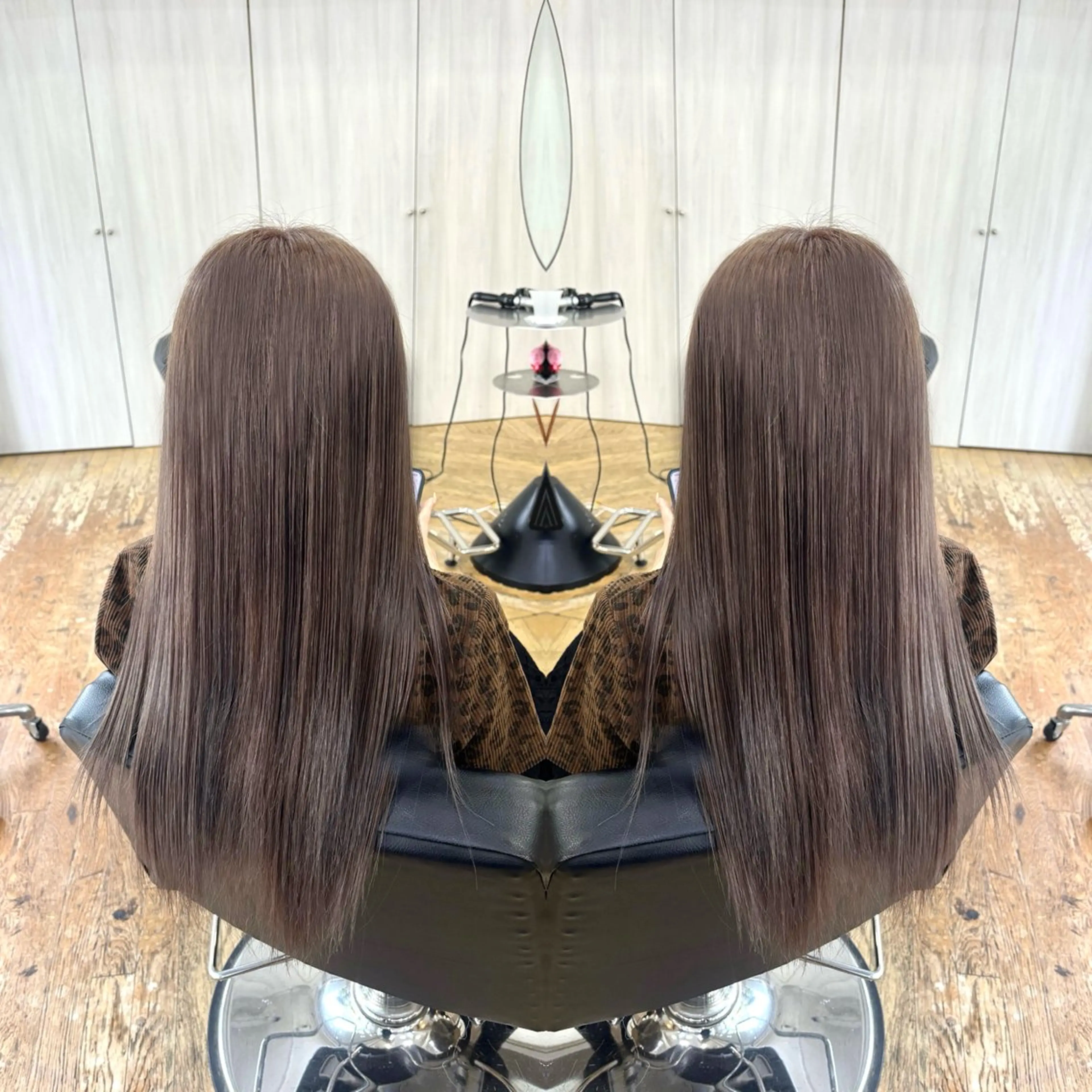 ロング カラー ヘアカラー トリートメント ☻モエカ/ハイトーン アレンジ☻のヘアスタイル