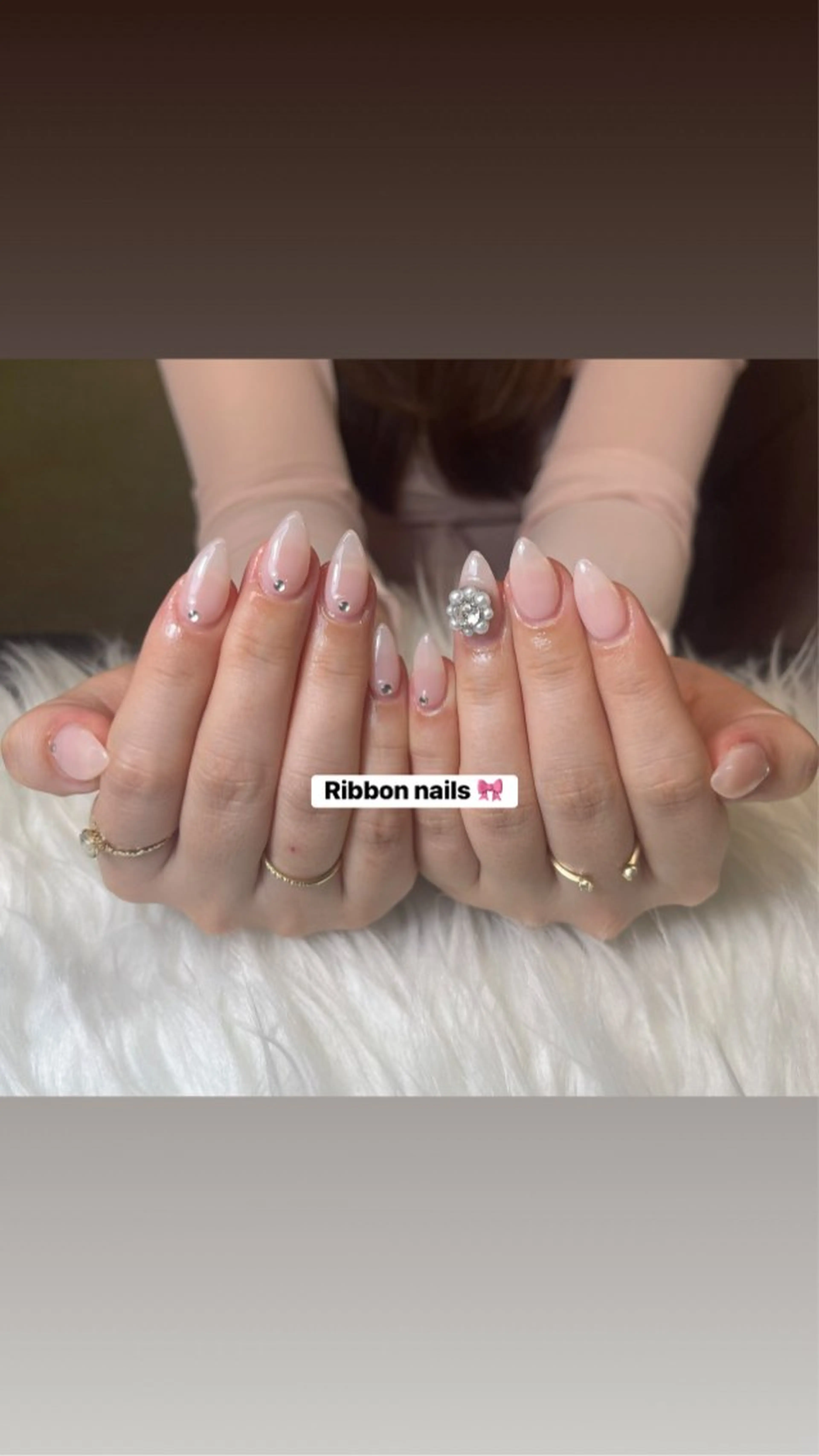 ネイル アートネイル ストーンネイル ハンドネイル NiJi Nailsのネイルデザイン