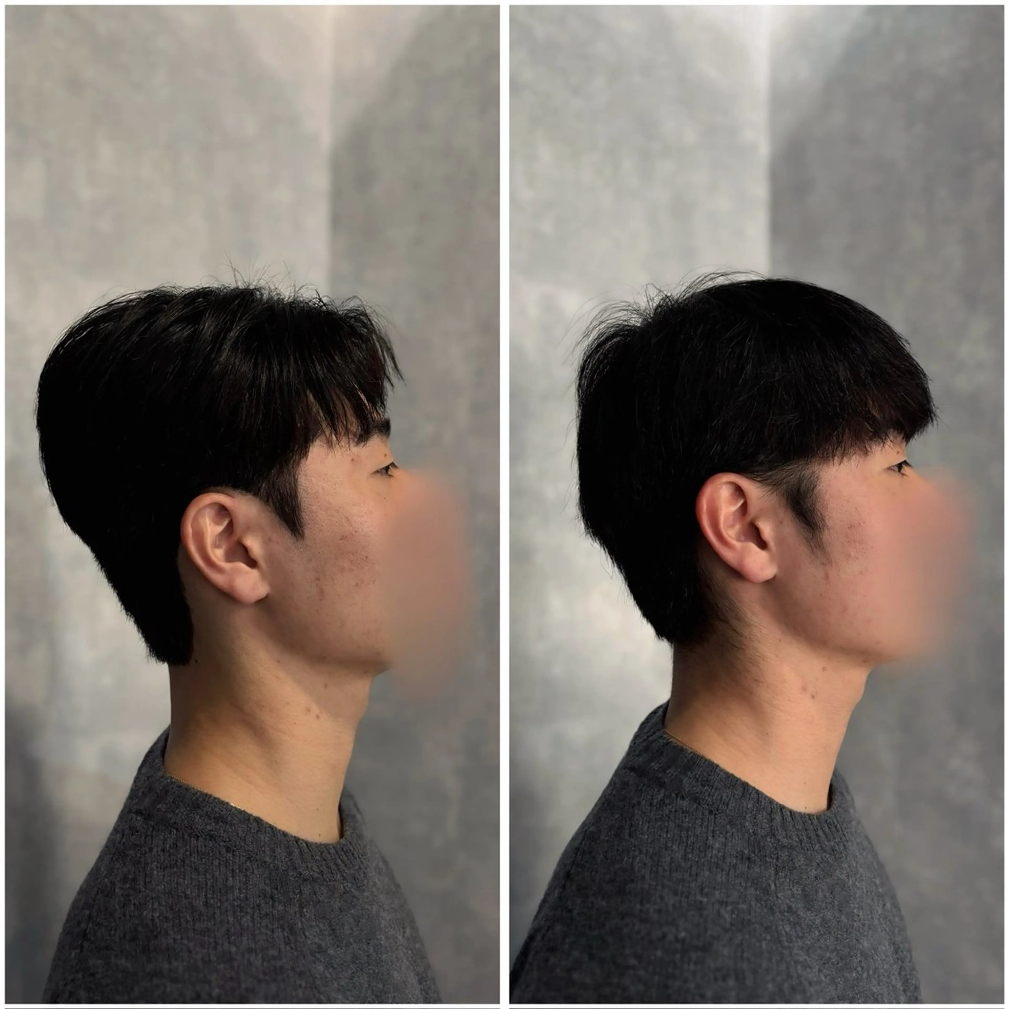 ショート パーマ メンズ カット パーマ 韓国メンズヘア/ ダウンパーマ/歩夢のヘアスタイル