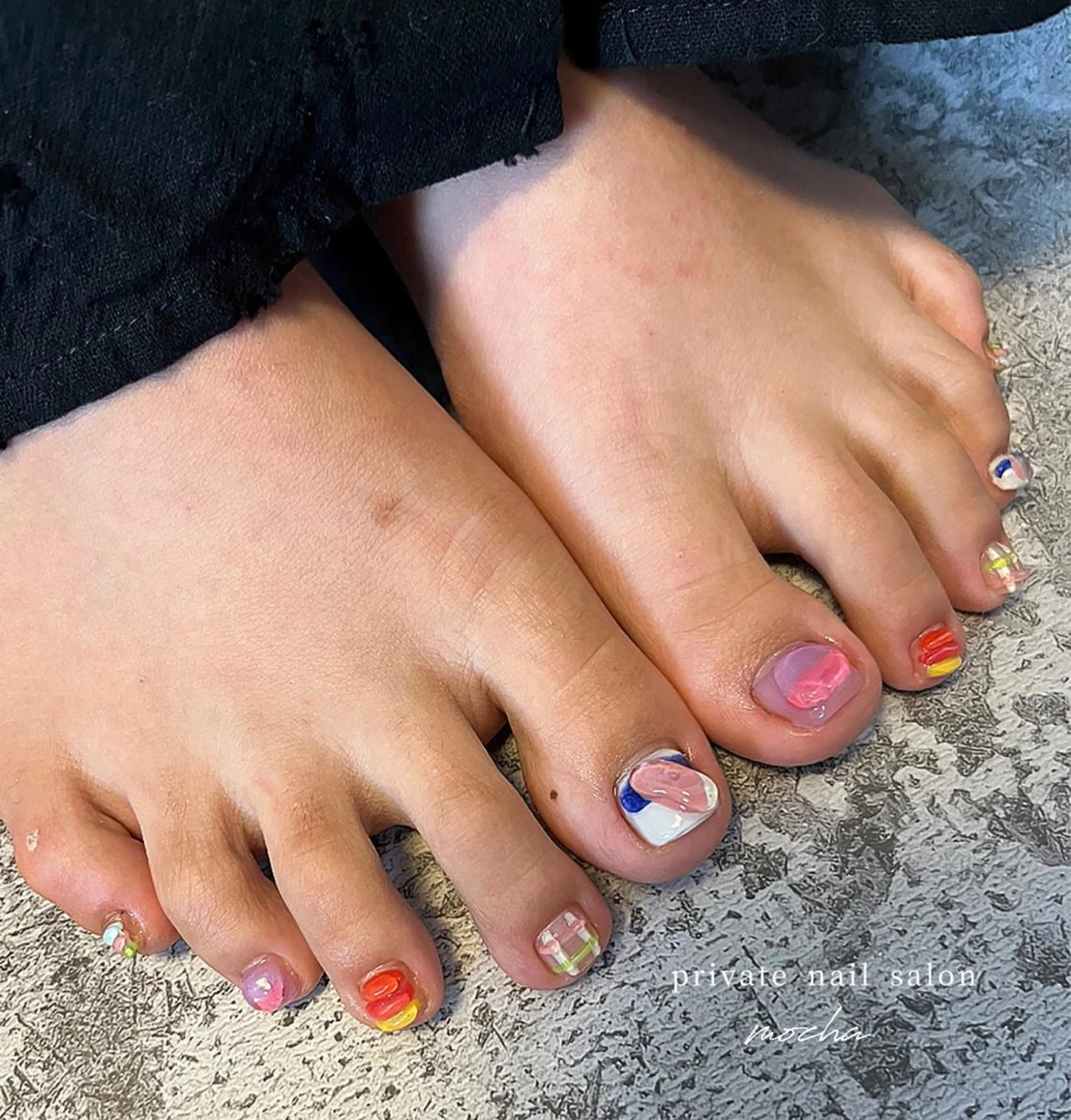 ネイル フットネイル mocha nailのネイルデザイン