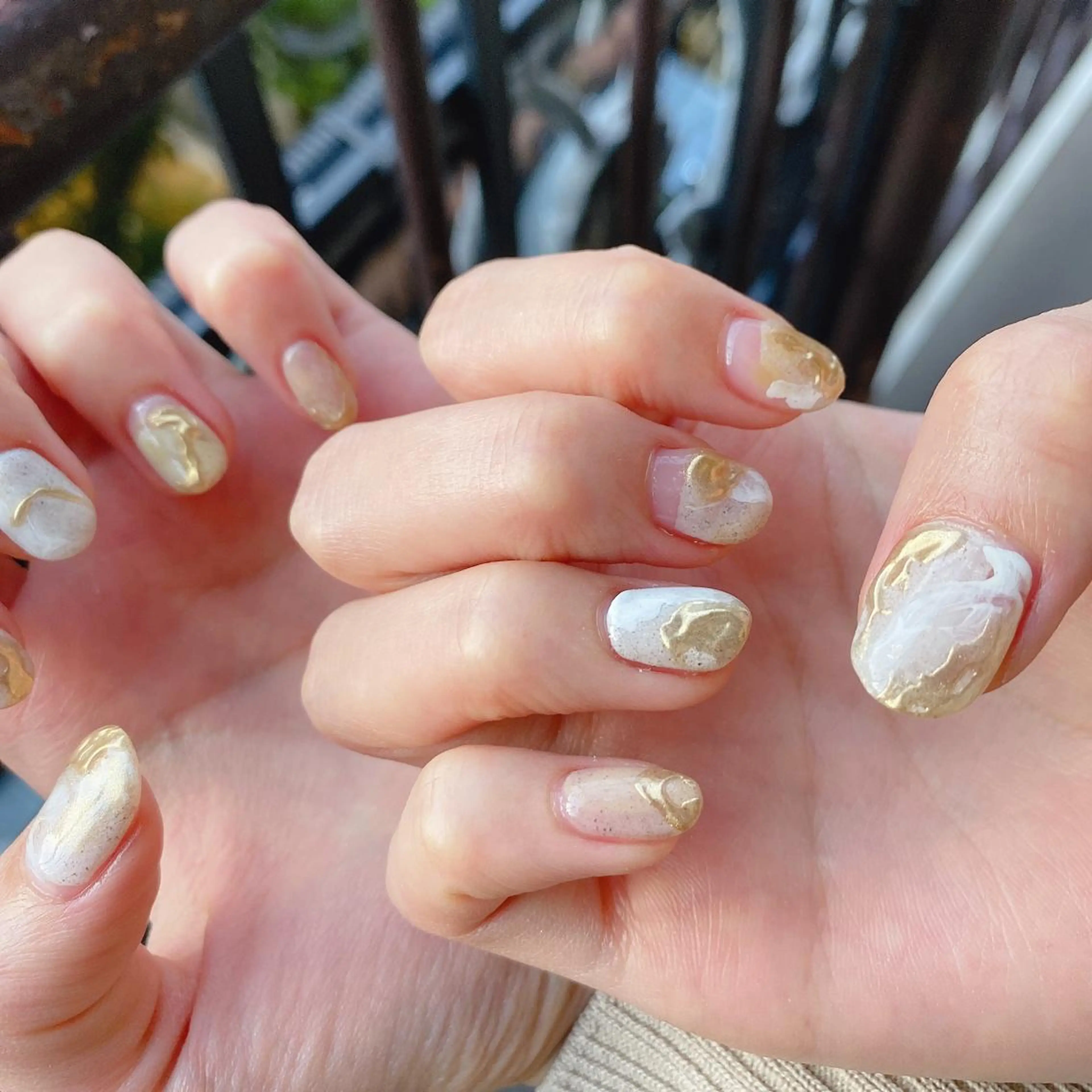 ネイル アートネイル オーロラネイル ニュアンスネイル ワンカラーネイル シンプルネイル To Me Nail所属・🩵 mei🩵のネイルデザイン
