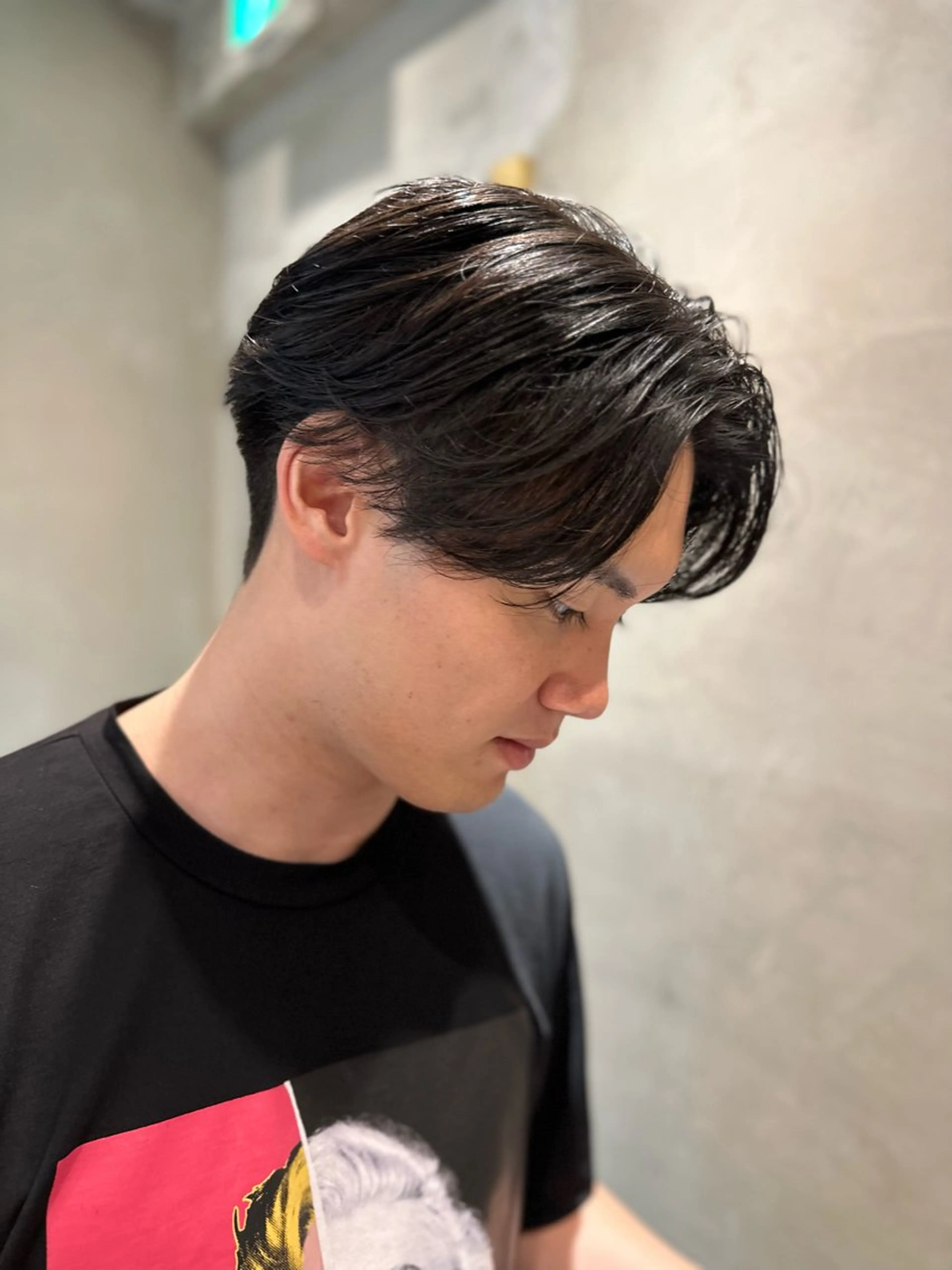 パーマ メンズ 縮毛矯正 RAF TOKYO所属・10月限定モニター 髪質改善美髪矯正のヘアスタイル