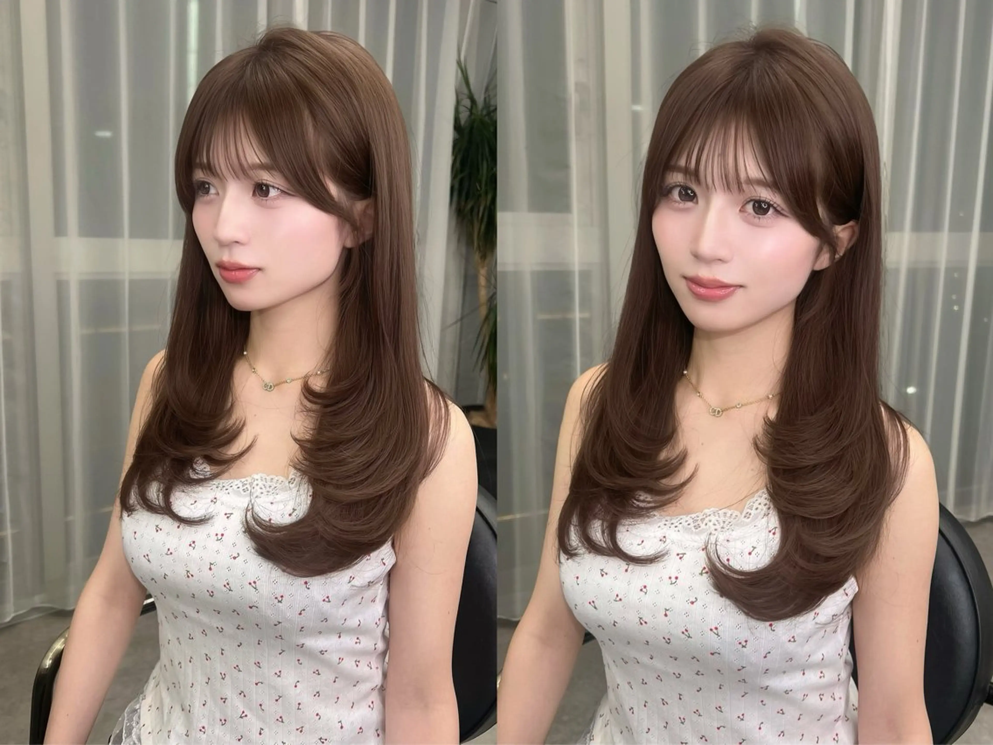 【人気度⭐️⭐️⭐️⭐️】カラー➕超音波トリートメント➕巻きおろし｛韓国ヘア/渋谷美容室/渋谷韓国ヘア/似合わせ/渋谷｝の写真