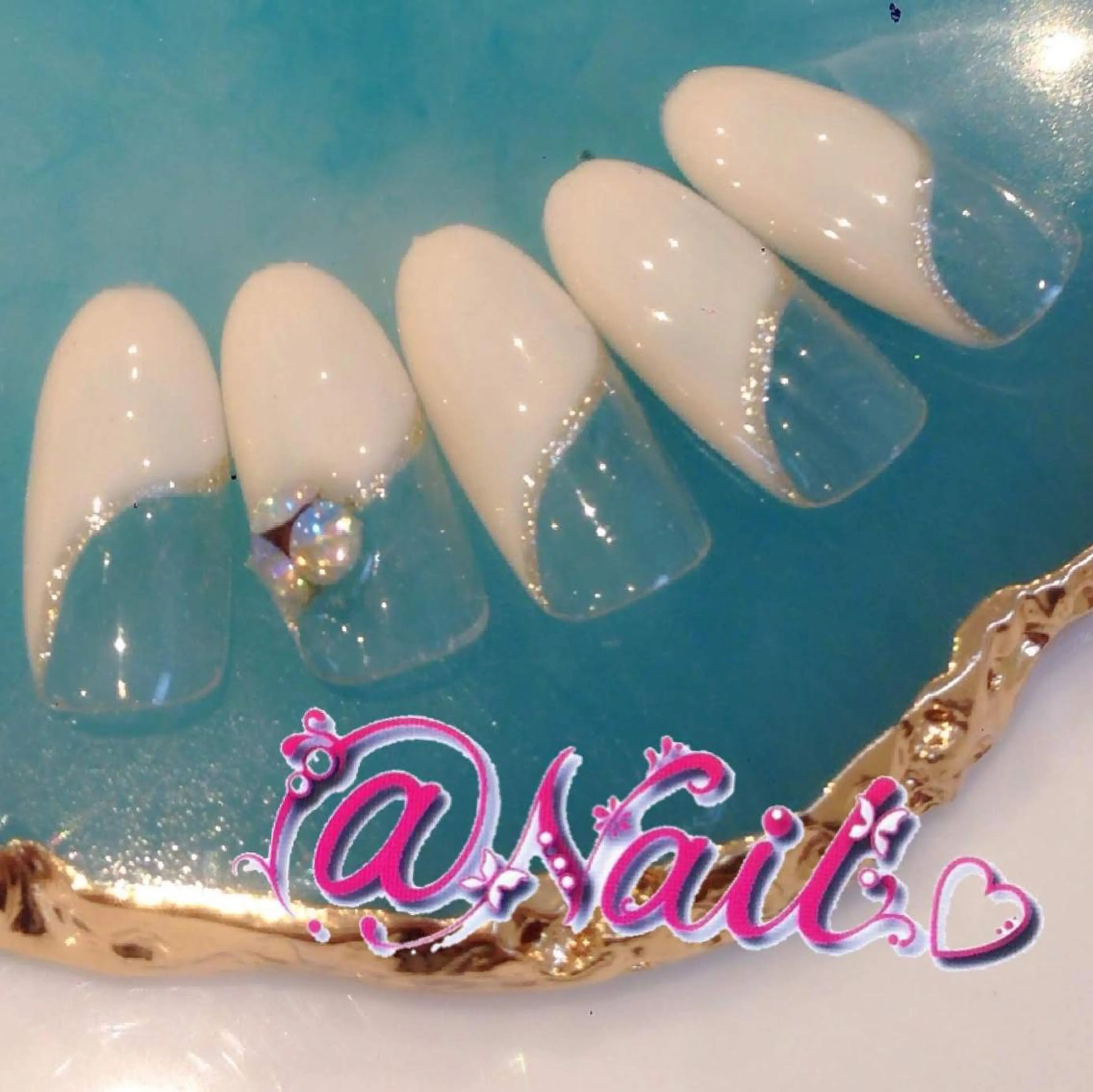 ネイル ネイルチップ 小尾 栞のネイルデザイン