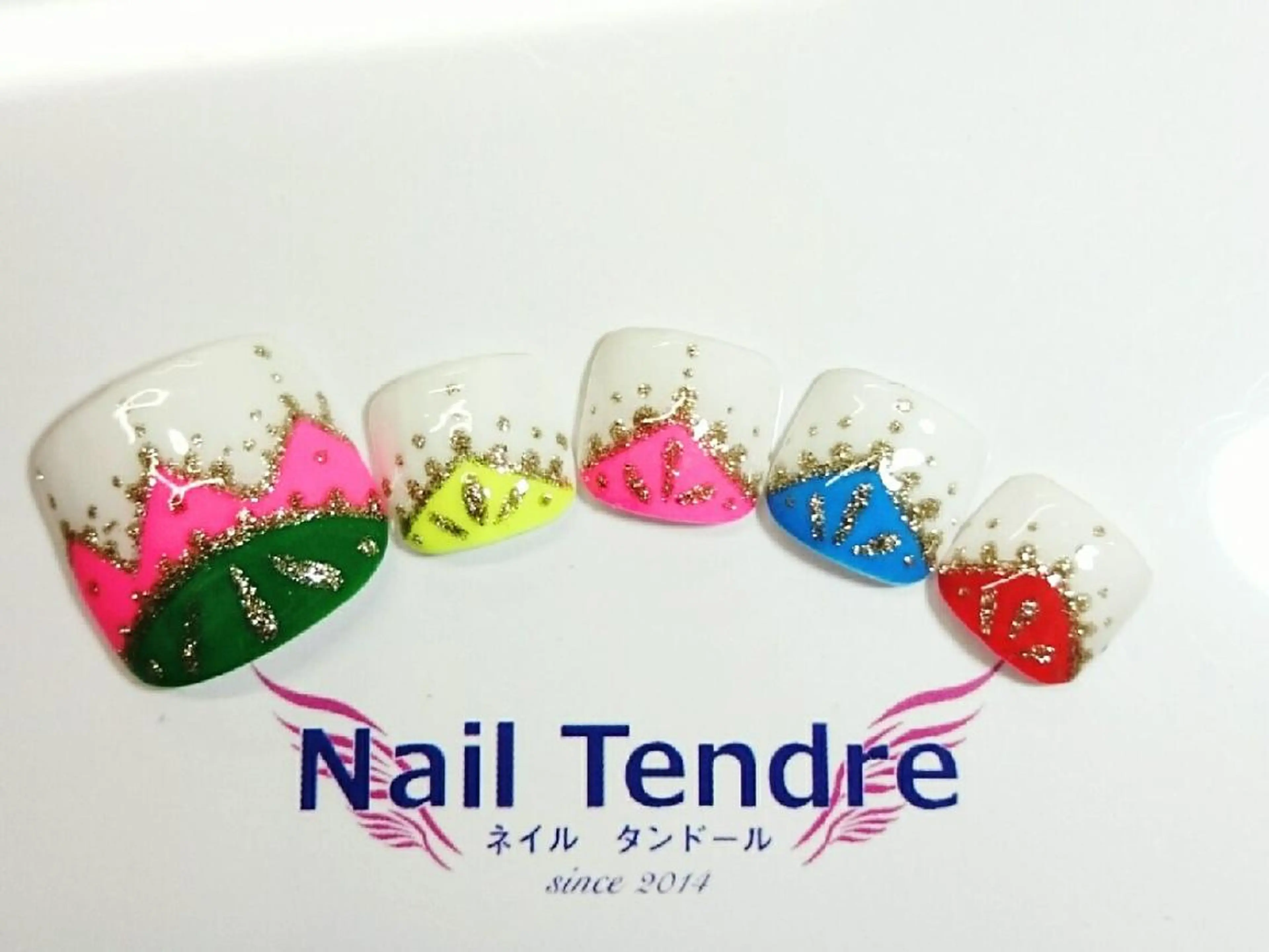 ネイル アートネイル ジェルネイル ソフトジェル ストーンネイル Nail  Tendreのネイルデザイン