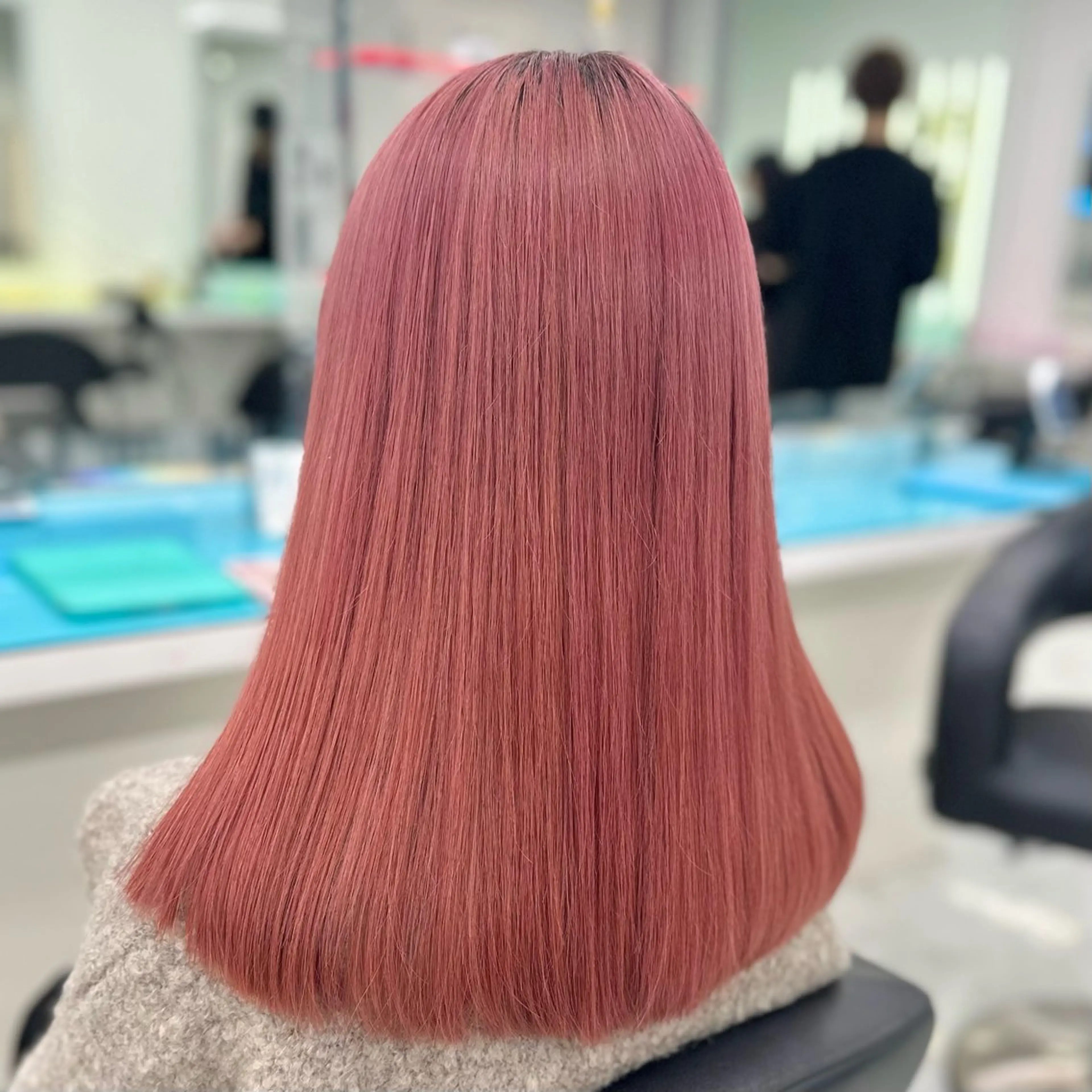 ミディアム カラー 🎀🧁ダメージレス 艶髪カラー🧁🎀のヘアスタイル