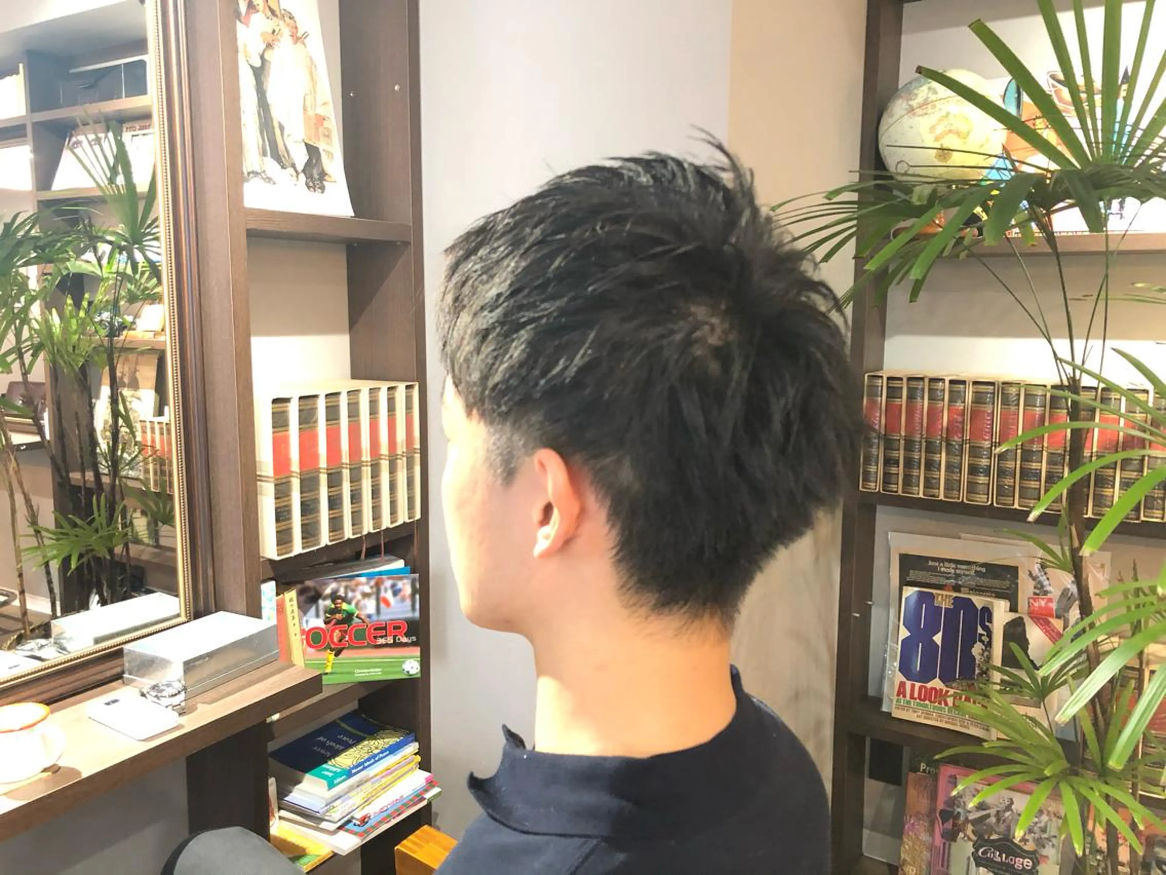 メンズ 🟢ウルフ／スパイラ ルパーマ／大西🟢のヘアスタイル