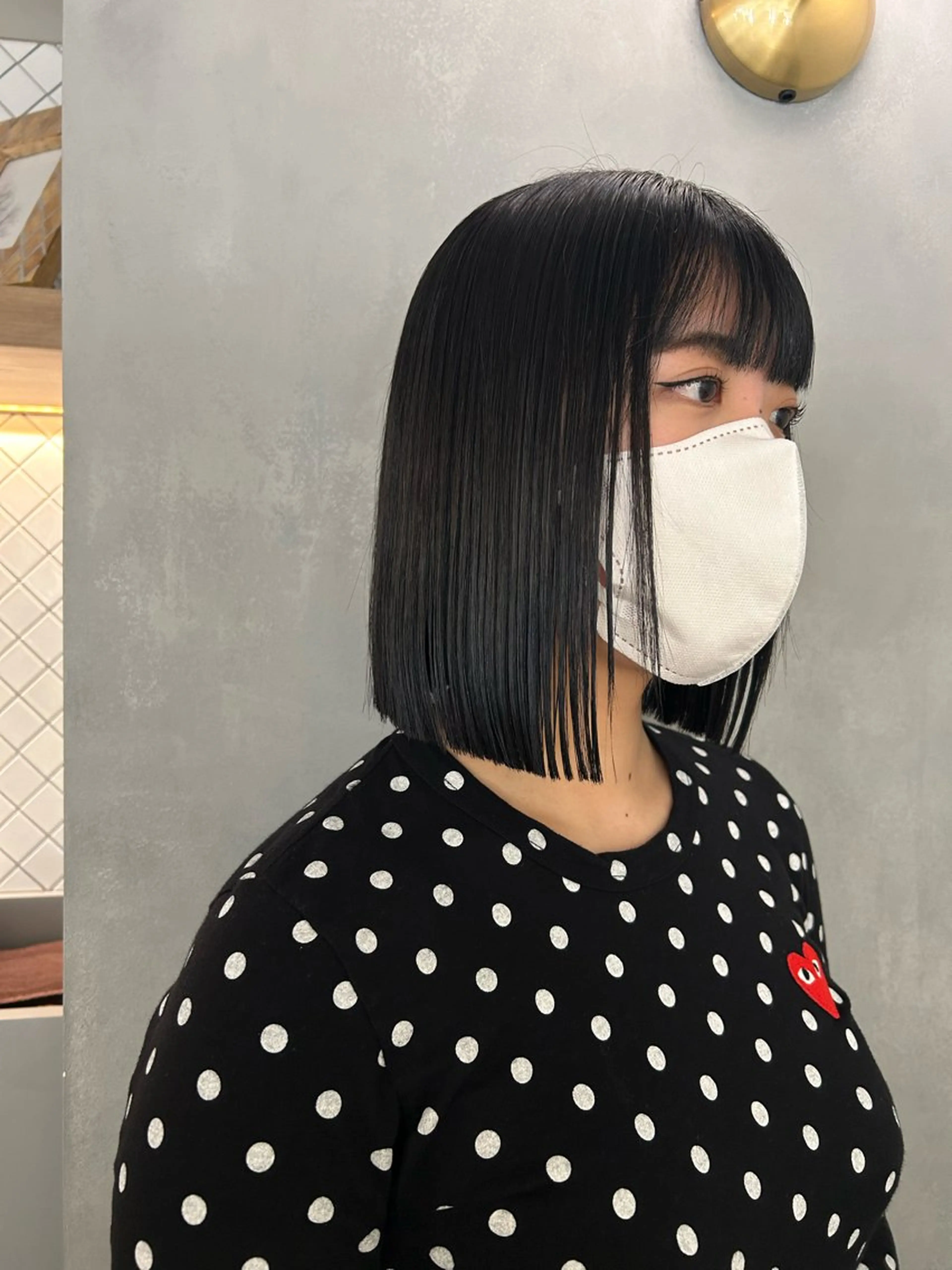ミディアム 縮毛矯正 🦖ミニボブ/ボブ /MOEKA🦕のヘアスタイル