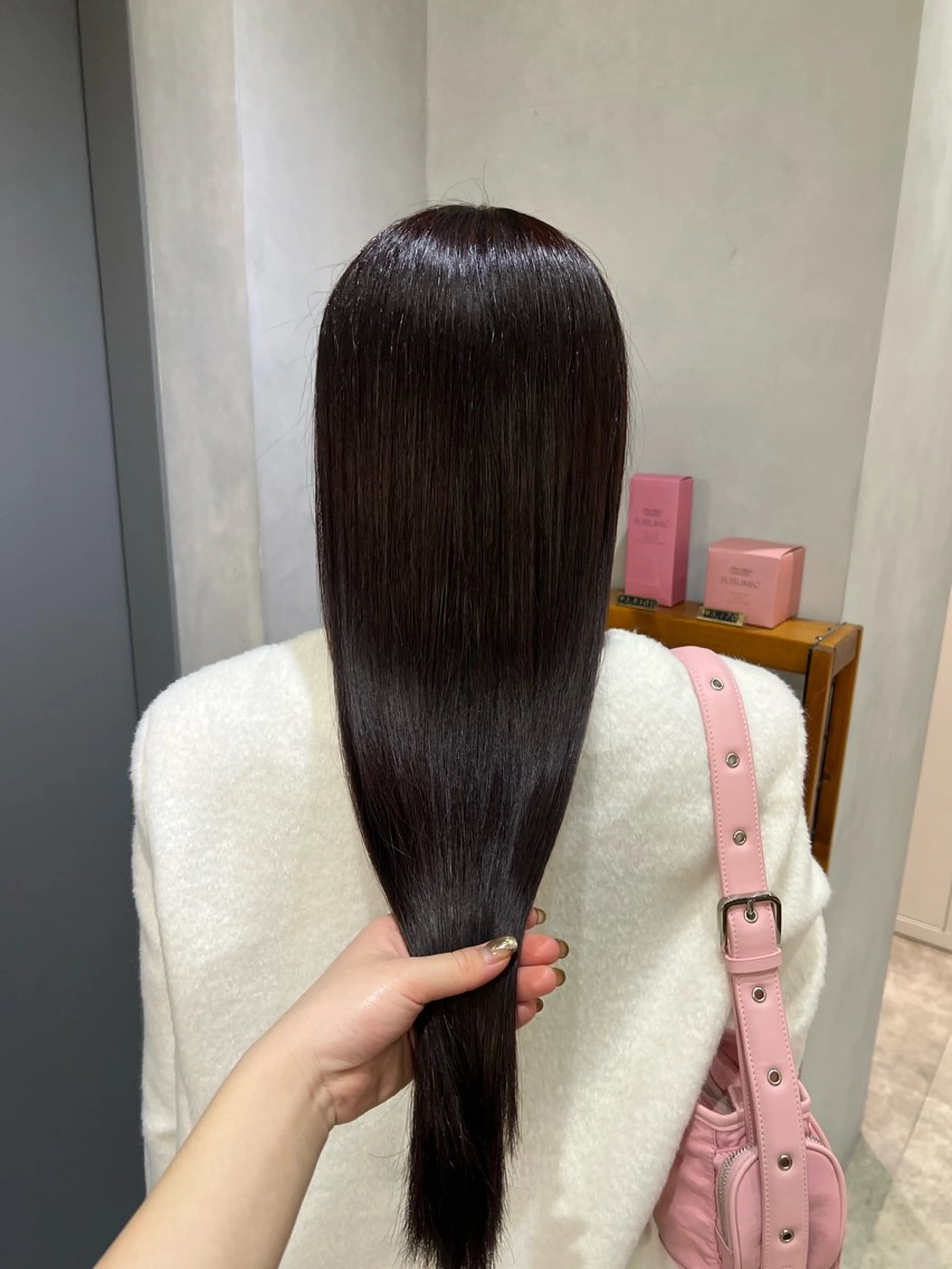 髪質改善カラー🧴✨+サービストリートメントの写真